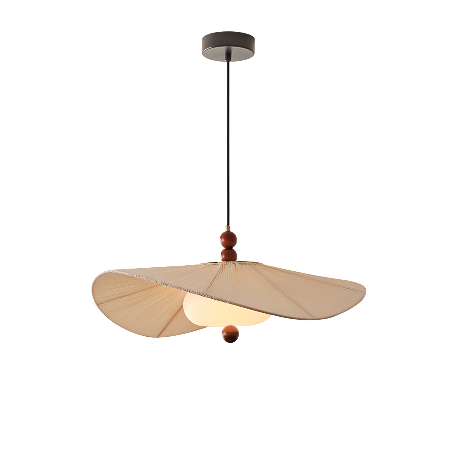 Zovenil Organic Fabric Pendant Light - Letslighting