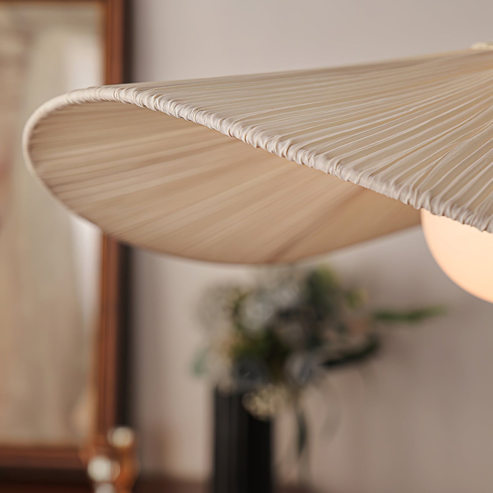 Zovenil Organic Fabric Pendant Light - Letslighting