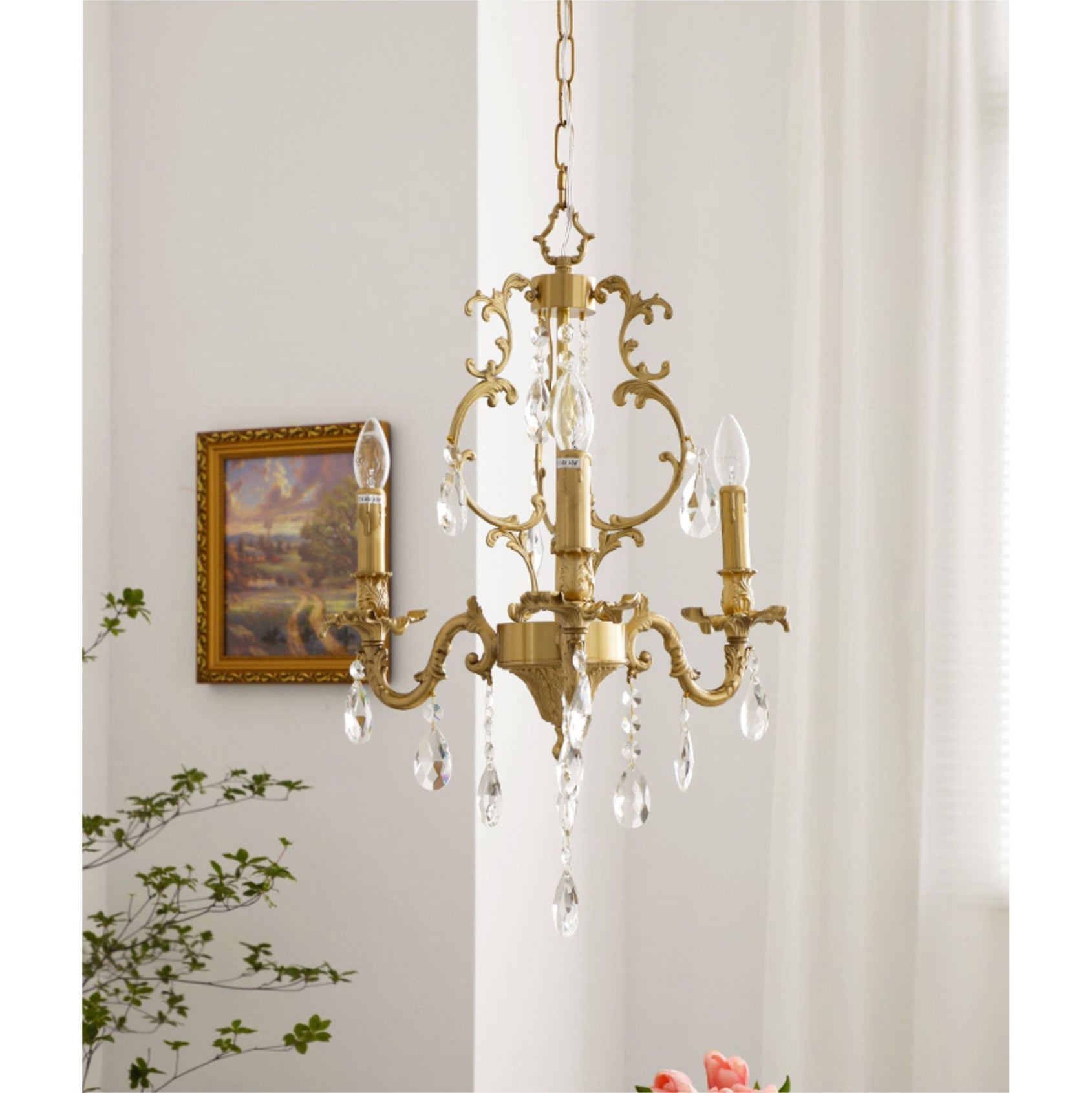 Olrinila Postmodern Luxury Brass Crystal Chandelier - Letslighting