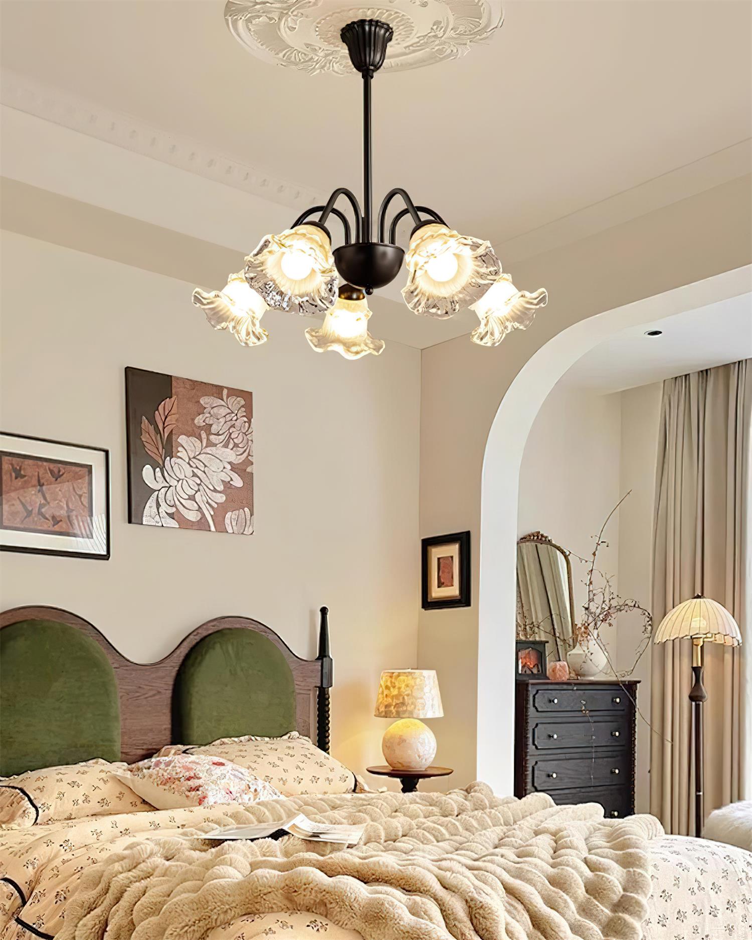 Lilura Chandelier Petal Glass Bloom - Letslighting