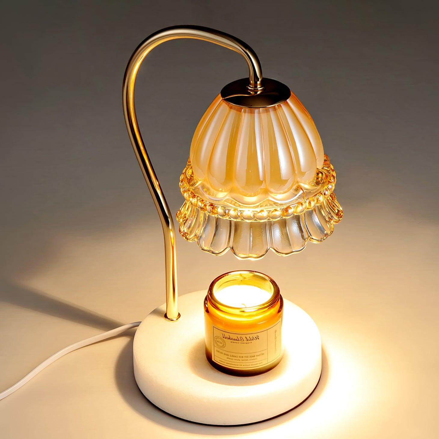 Lily Marble Warmer Table Lamp - Blowlighting