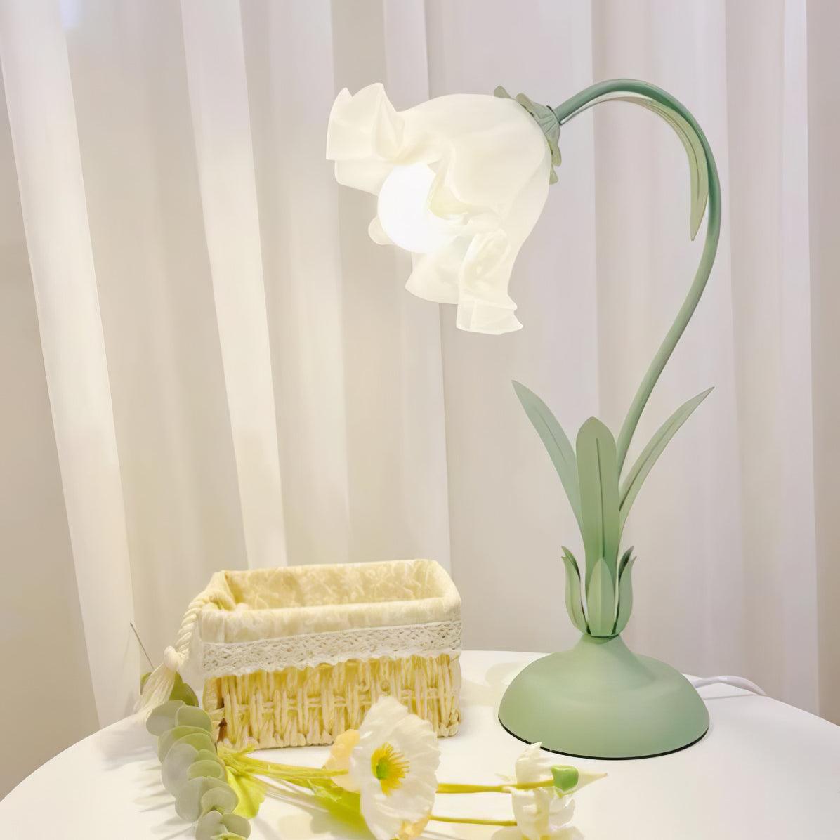 Zorien Acrylic Floral Table Lamp - Letslighting