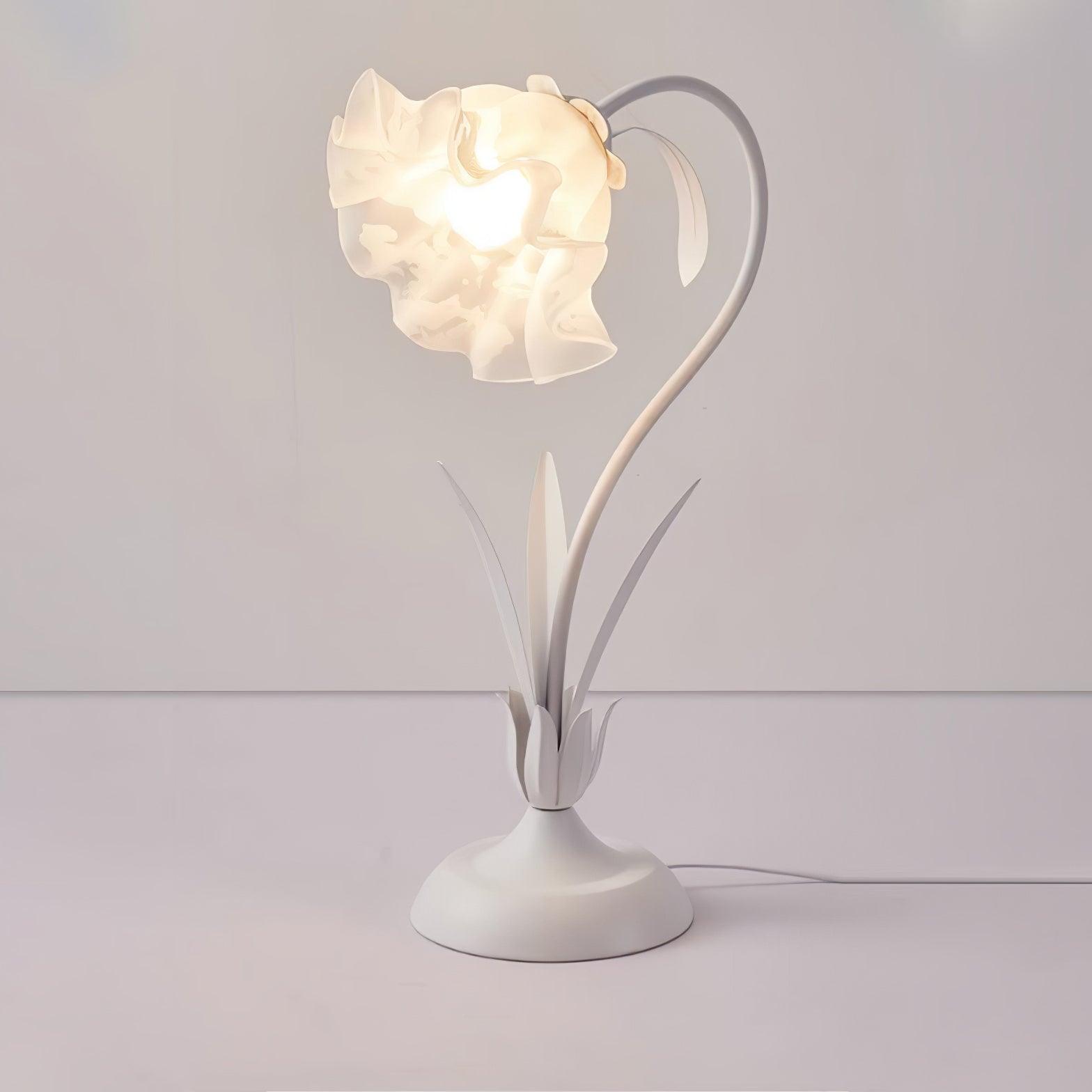 Zorien Acrylic Floral Table Lamp - Letslighting