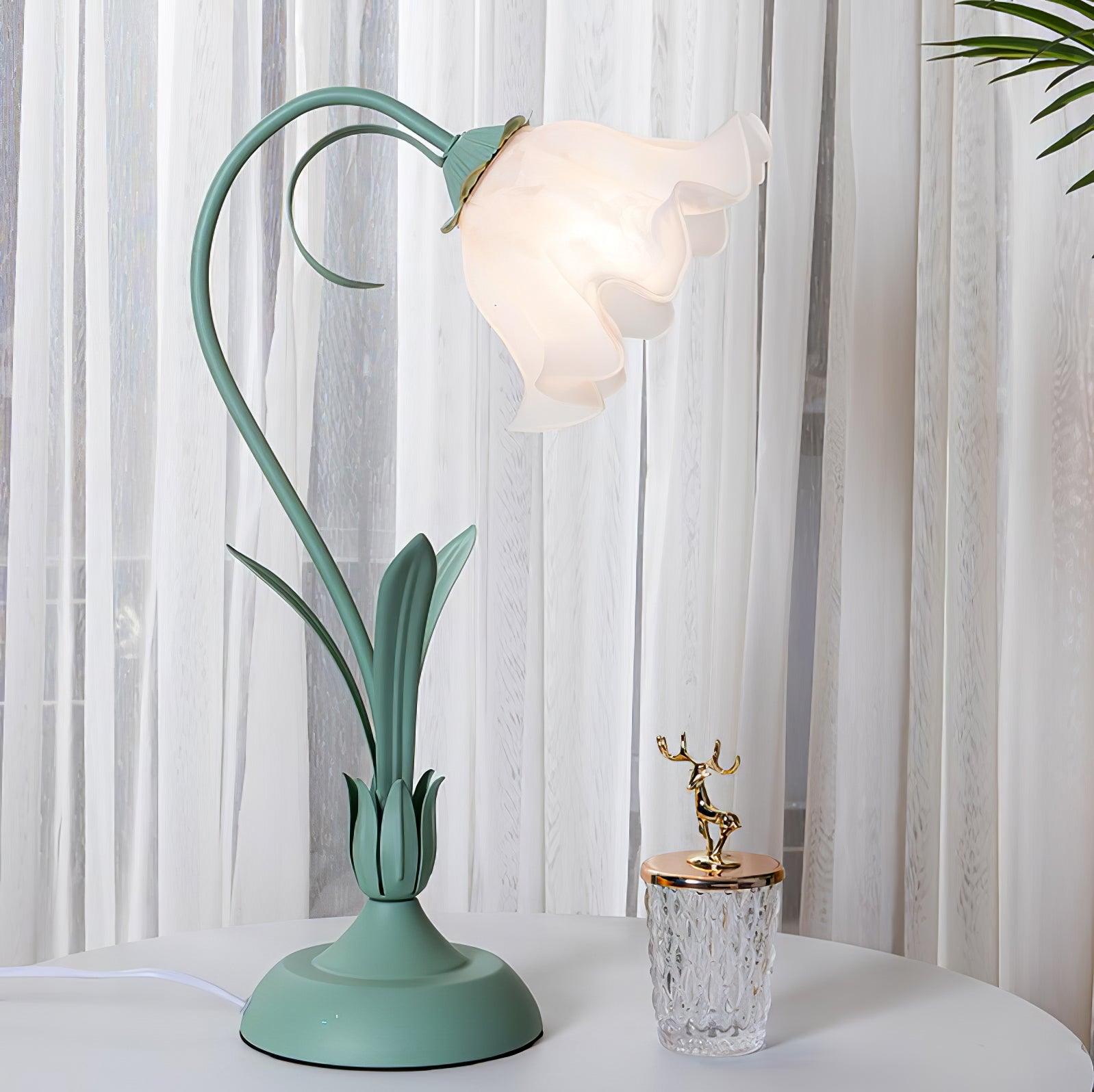 Zorien Acrylic Floral Table Lamp - Letslighting