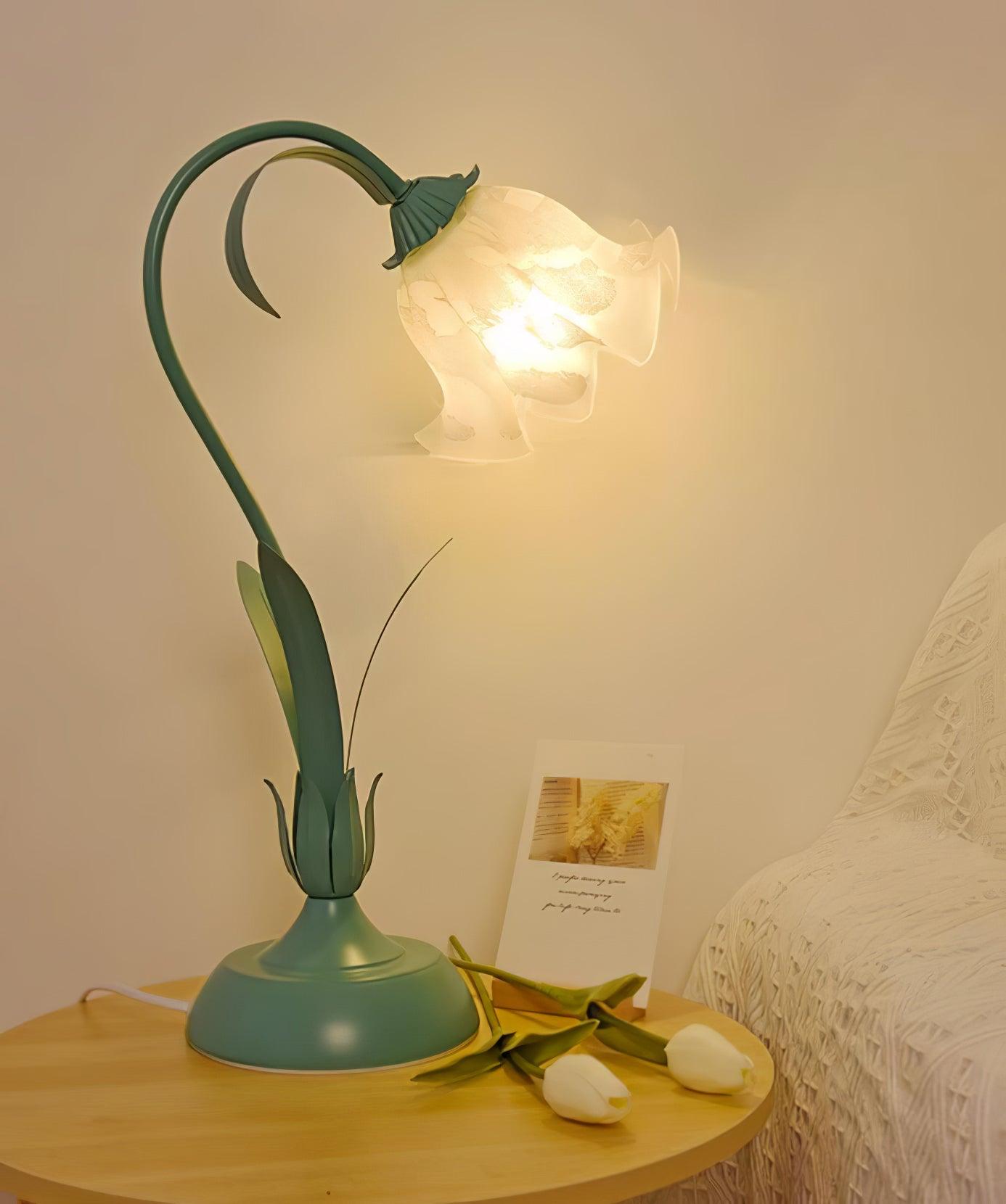 Zorien Acrylic Floral Table Lamp - Letslighting