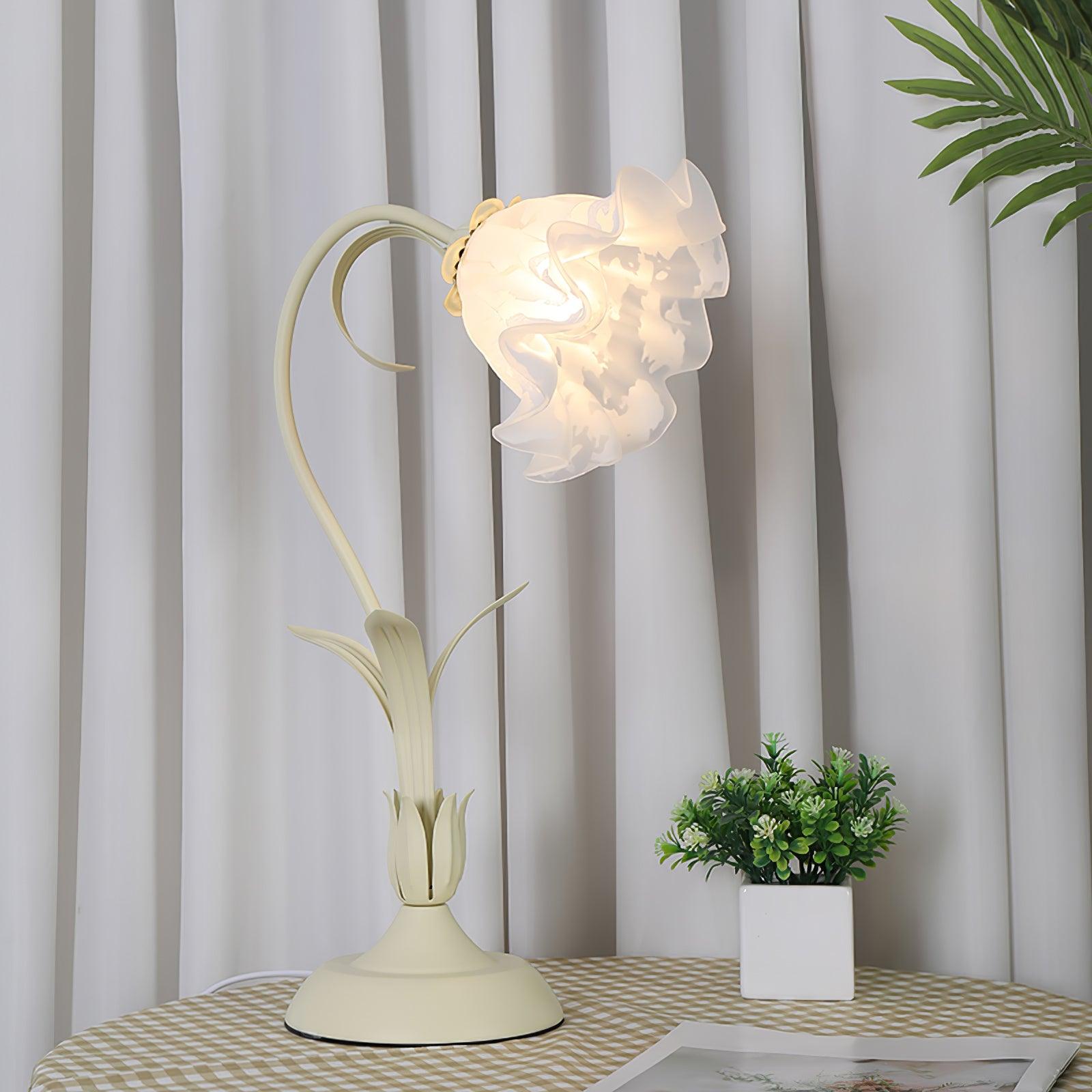 Zorien Acrylic Floral Table Lamp - Letslighting