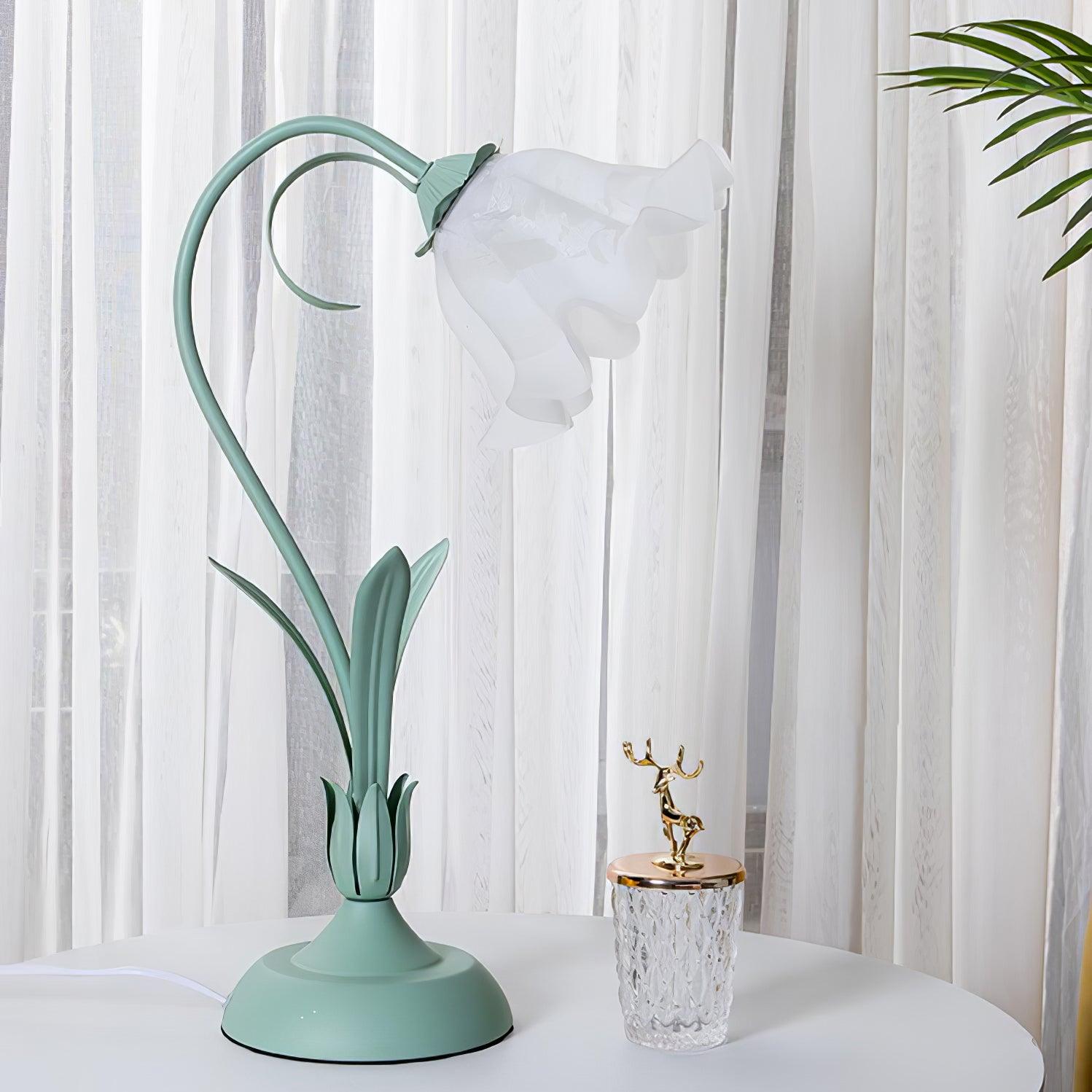 Zorien Acrylic Floral Table Lamp - Letslighting