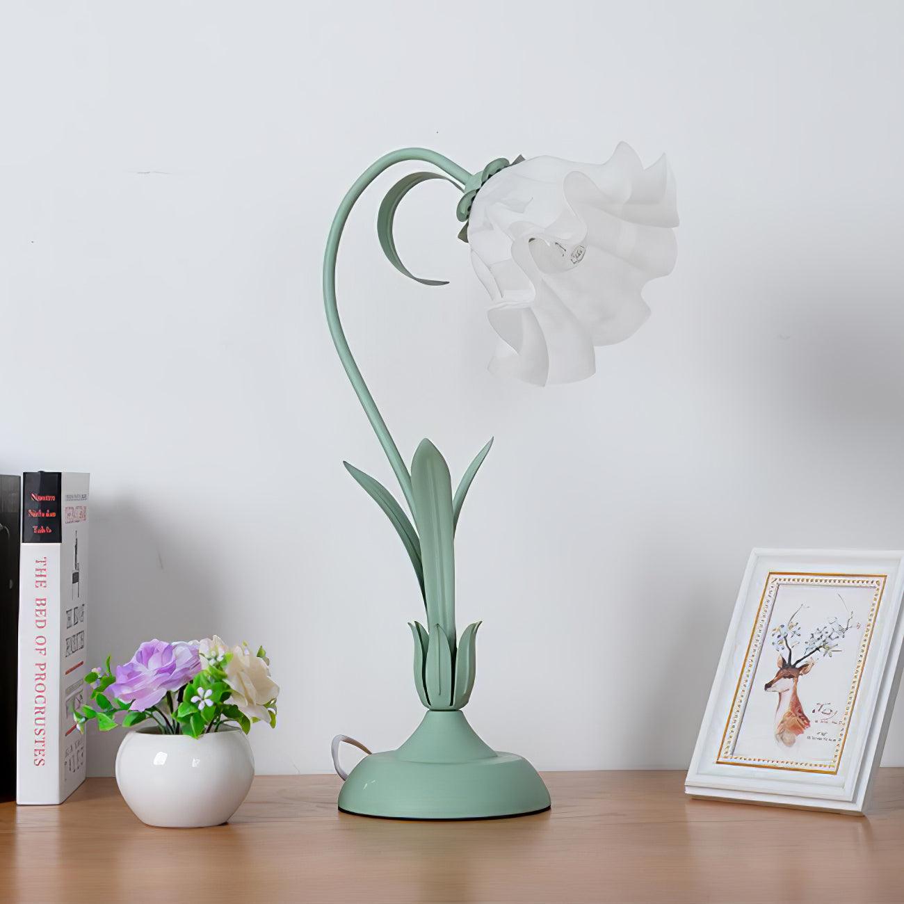 Zorien Acrylic Floral Table Lamp - Letslighting