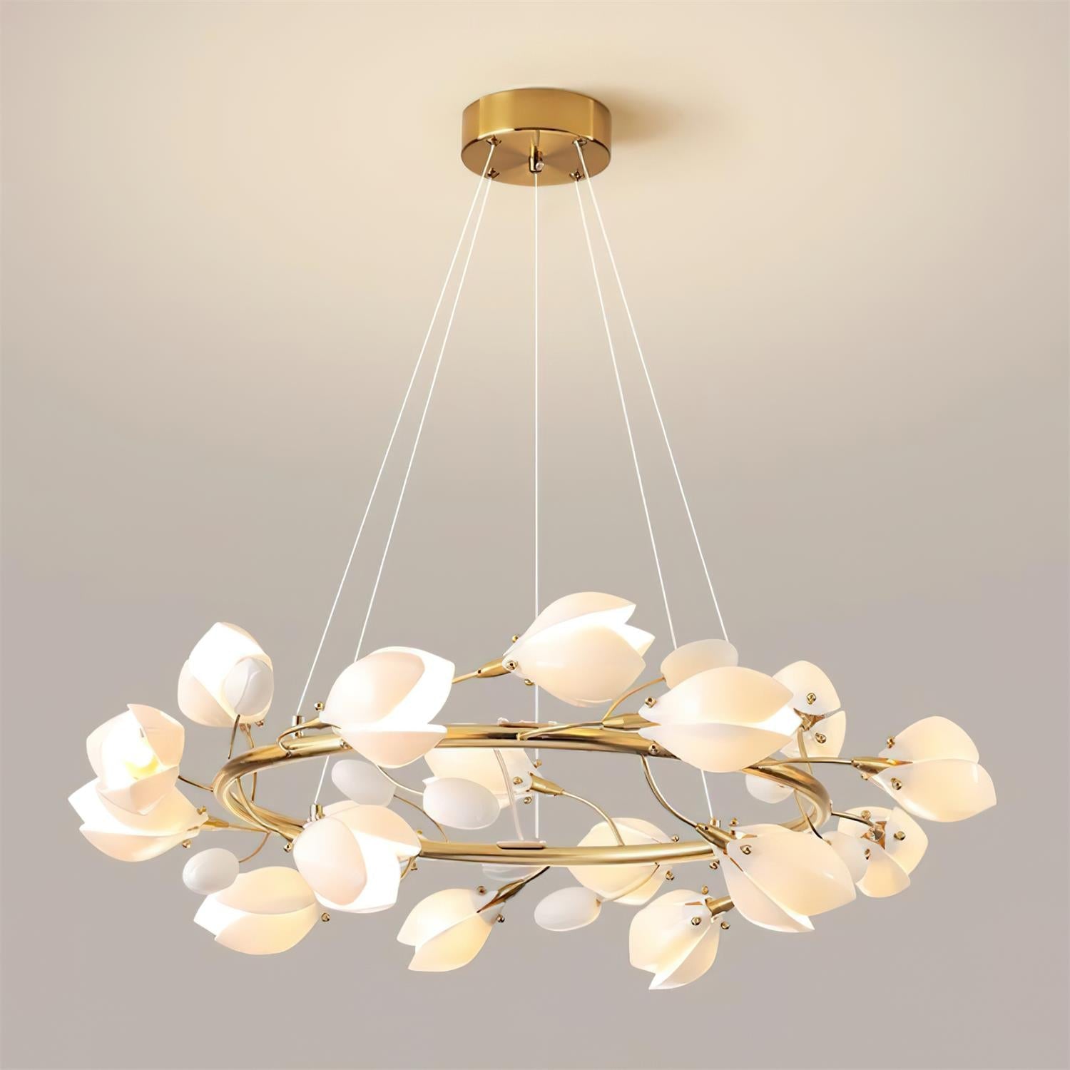 Lilyloop Chandelier Blooming Petal Cascade - Letslighting