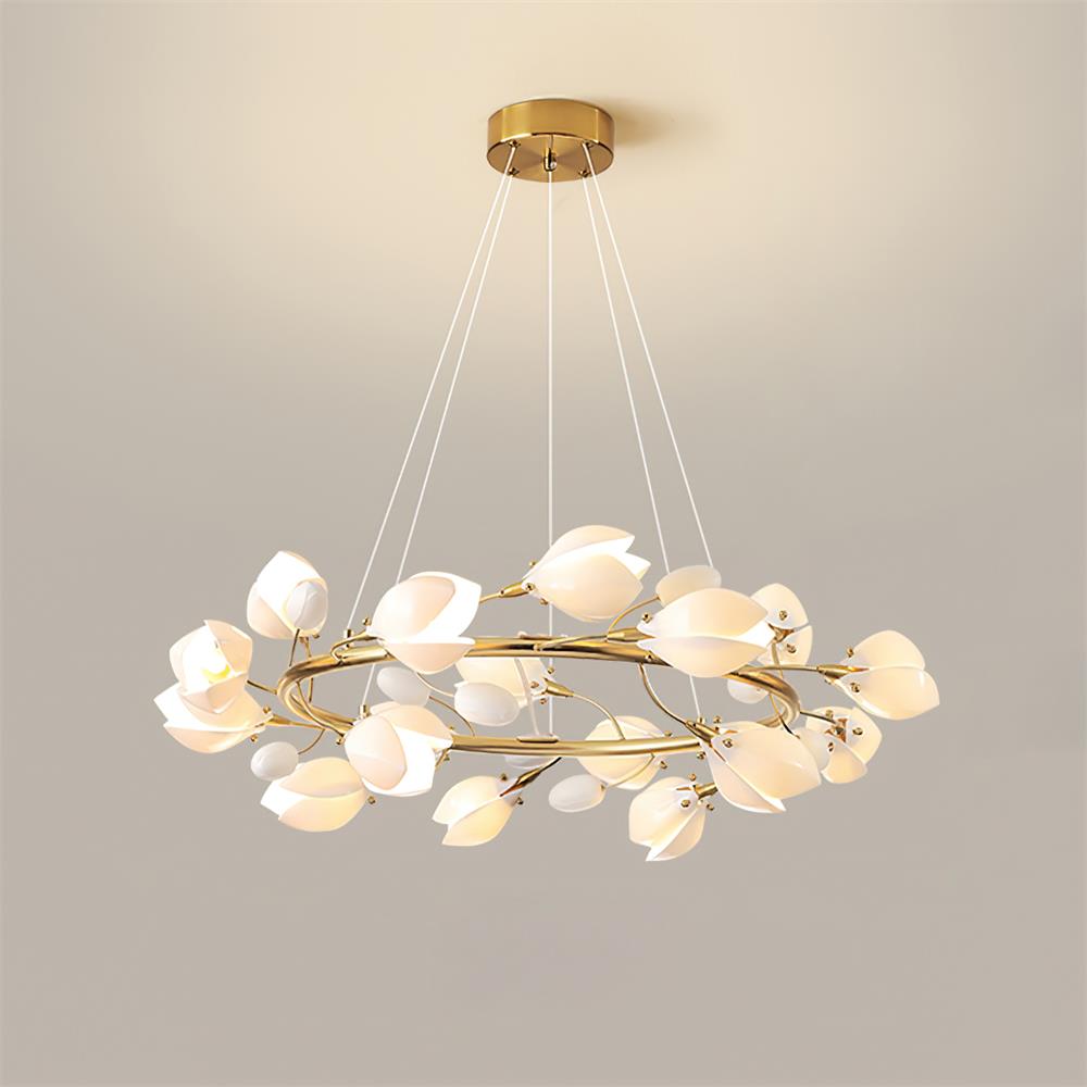 Lilyloop Chandelier Blooming Petal Cascade - Letslighting