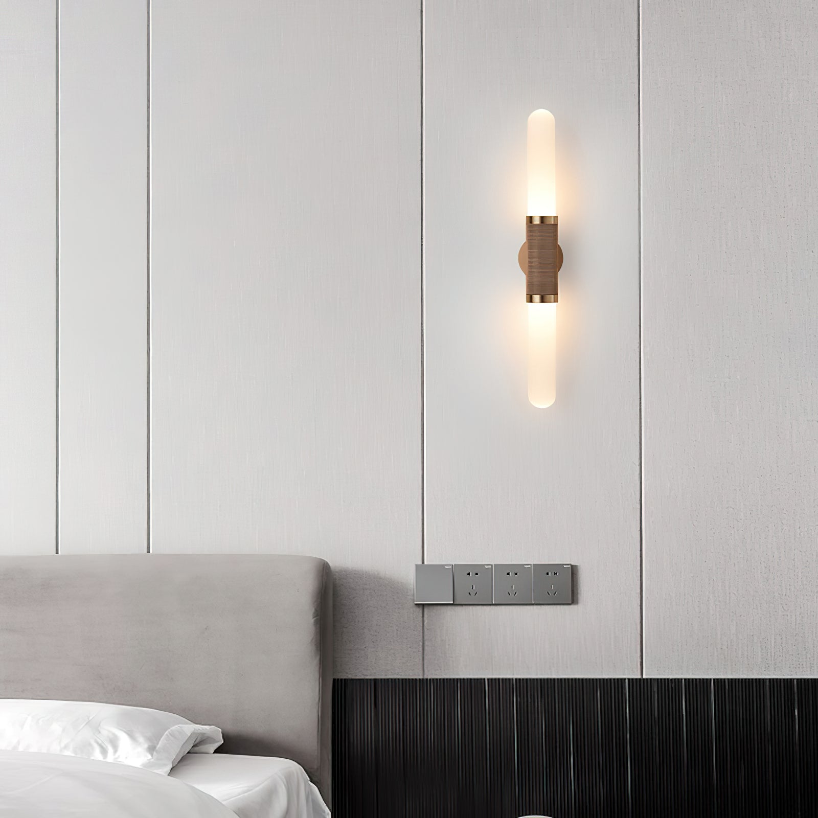 Avaros Modern Minimalist Vanity Glass Wall Lamp - Letslighting