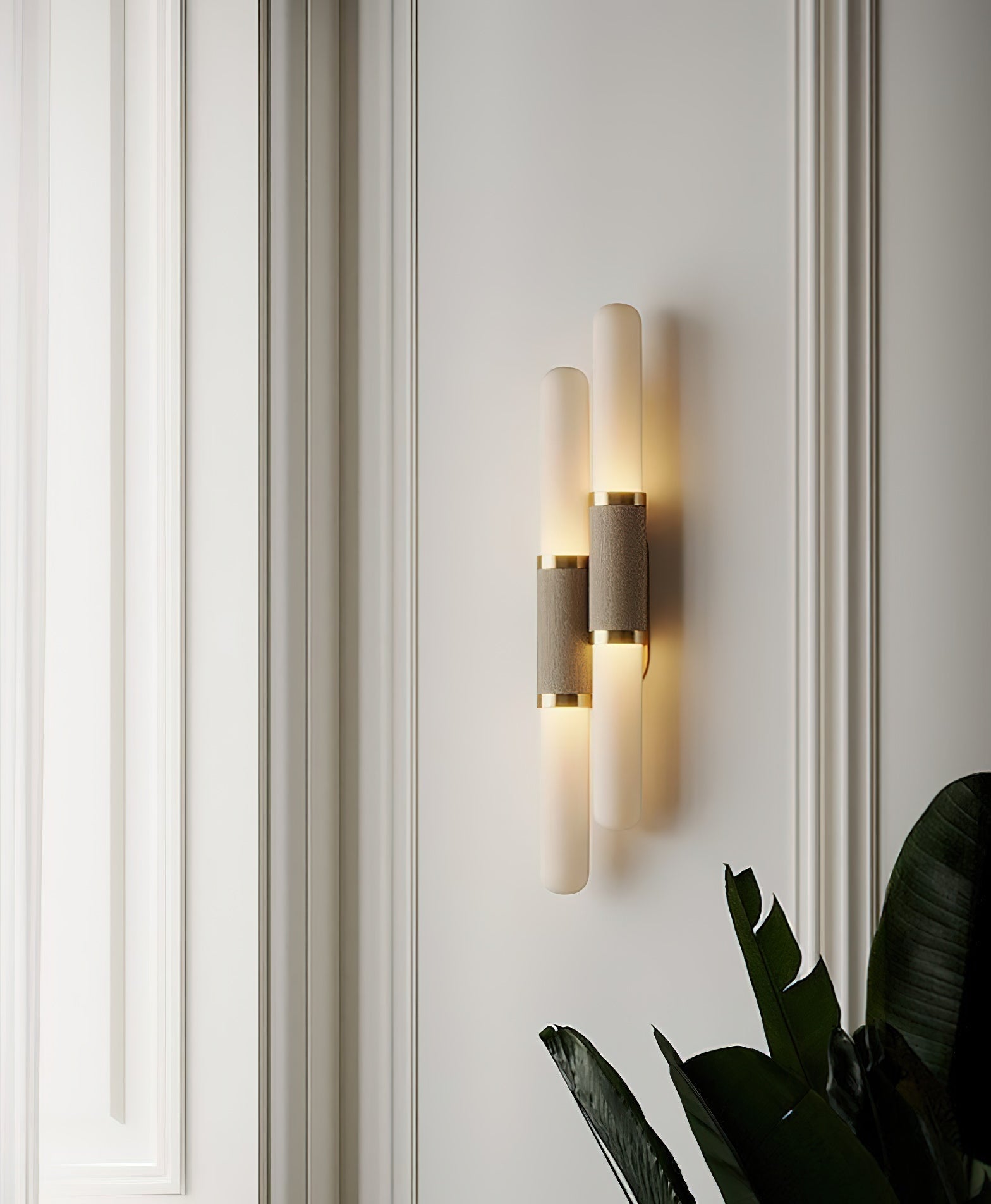 Avaros Modern Minimalist Vanity Glass Wall Lamp - Letslighting