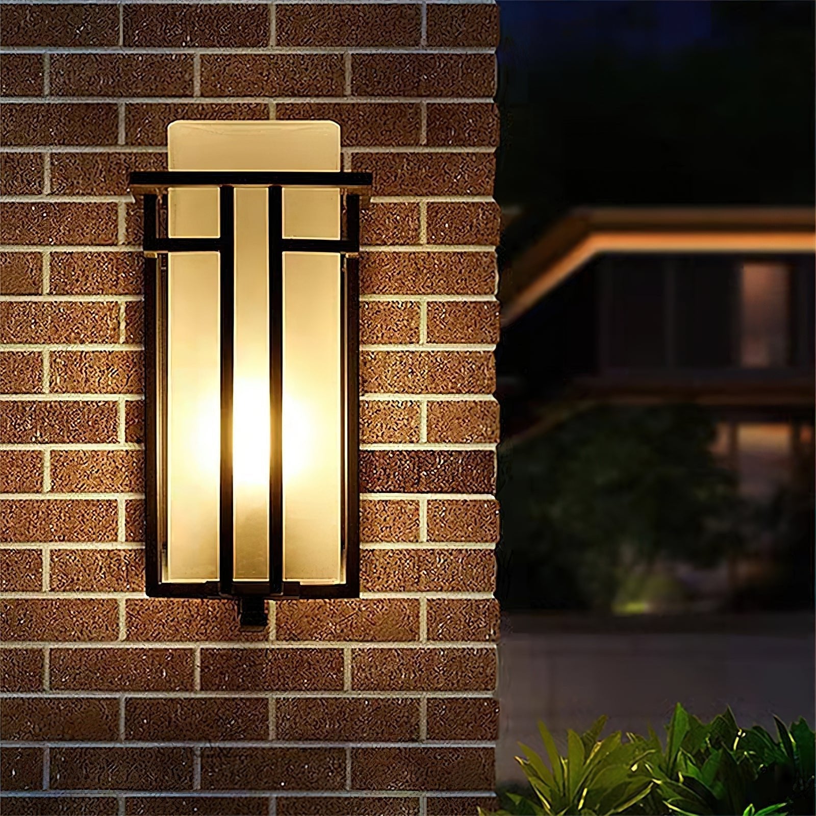 Lustra Outdoor Wall Lamp Iron Lantern Retro - Letslighting