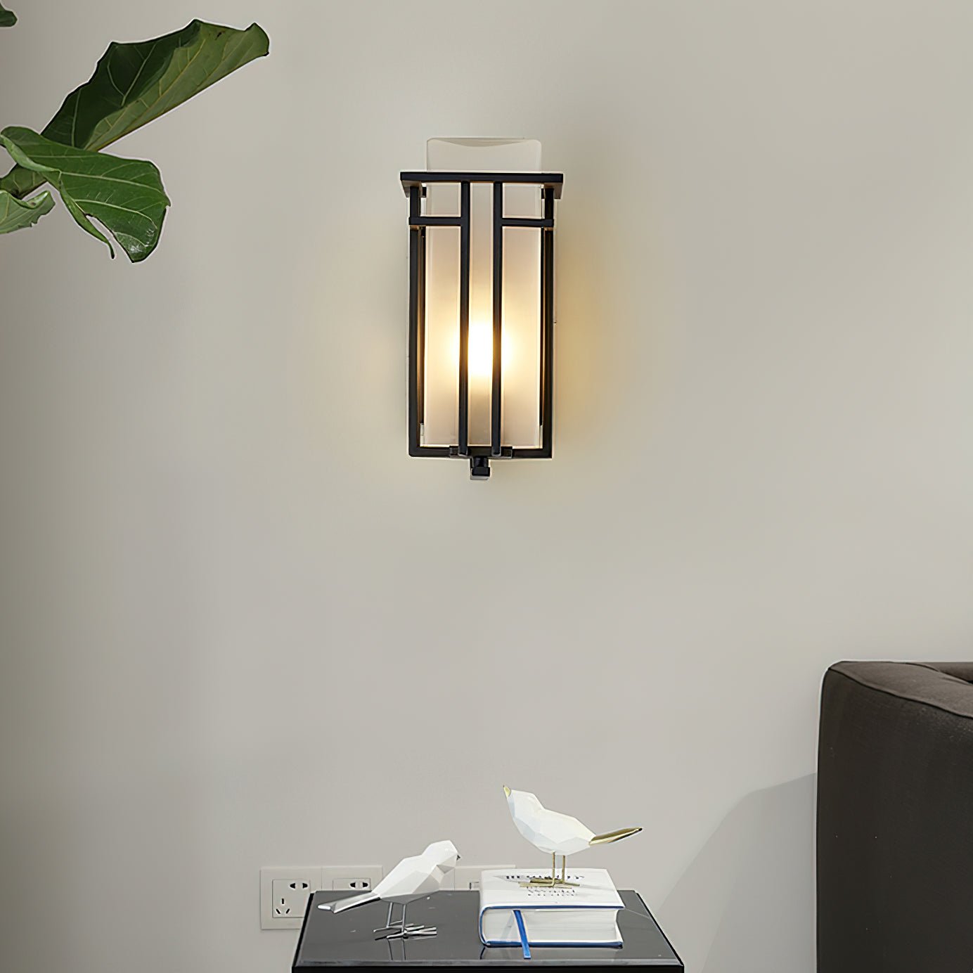 Lustra Outdoor Wall Lamp Iron Lantern Retro - Letslighting
