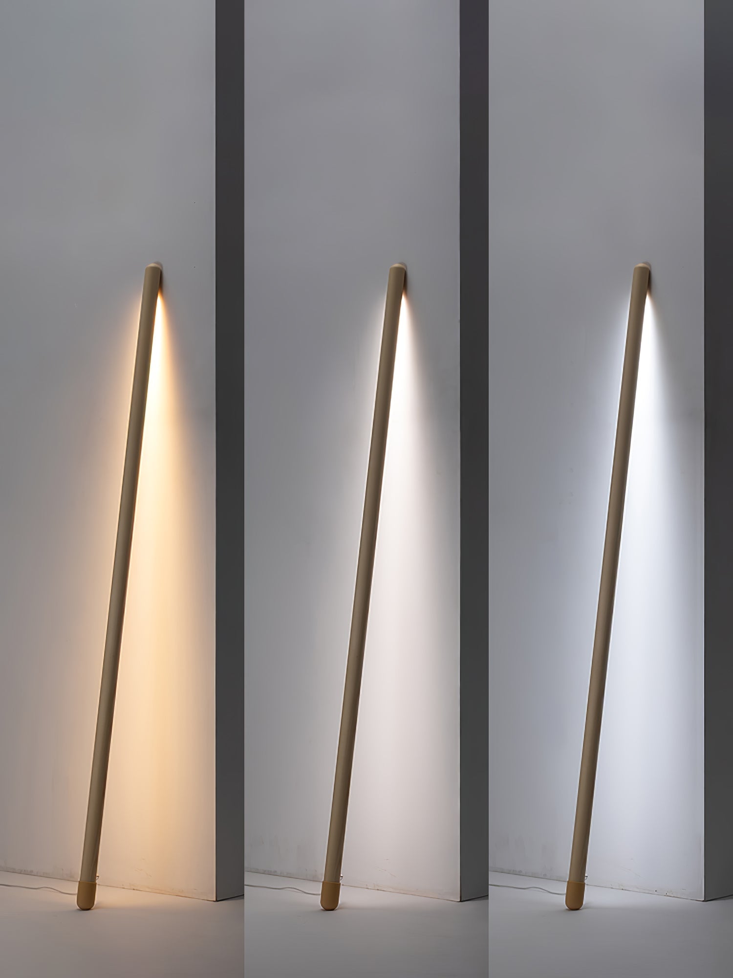 Amos Linear Modern Wood Floor Lamp - Letslighting