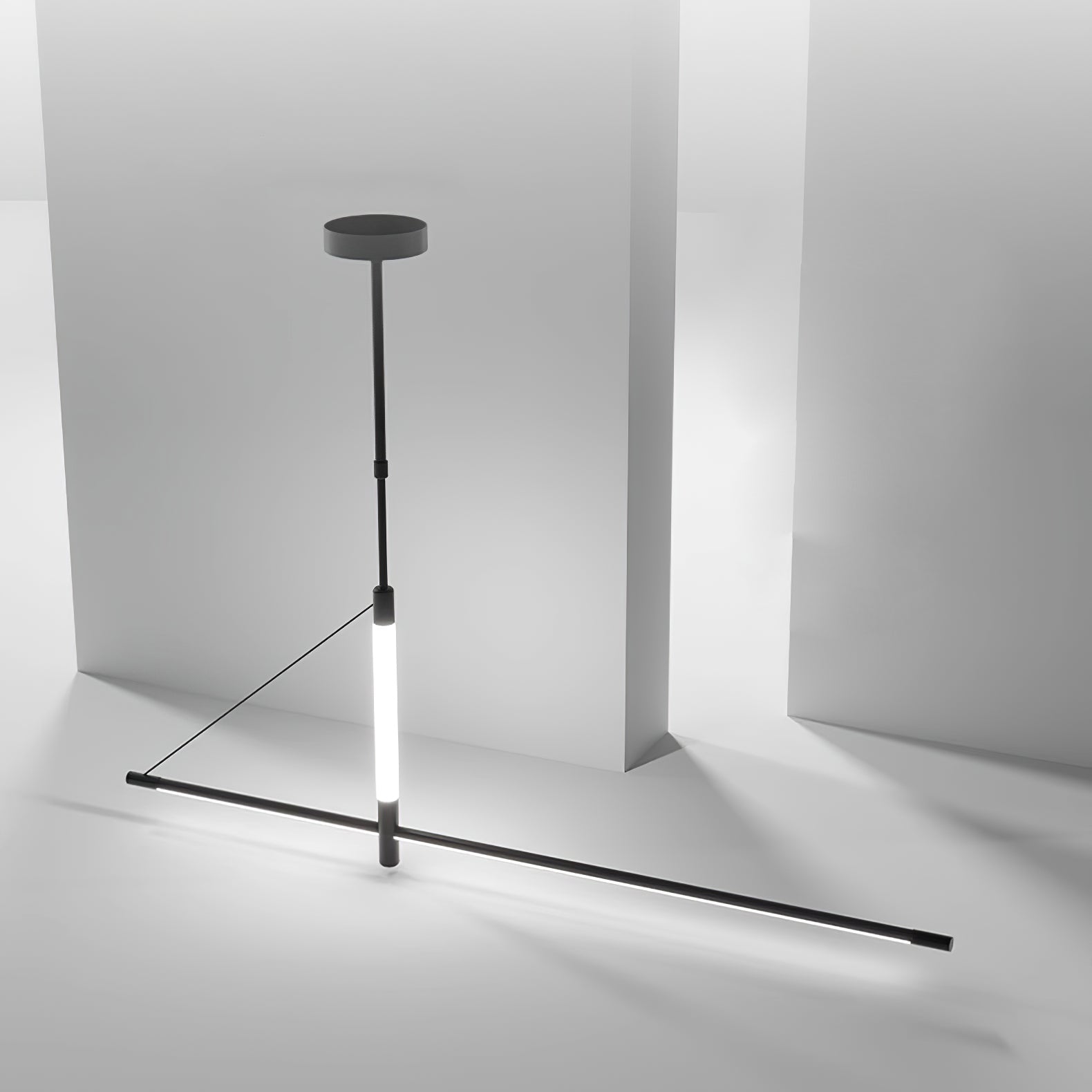 Araeyra Modern Minimalist Linear Axis Pendant Light - Letslighting