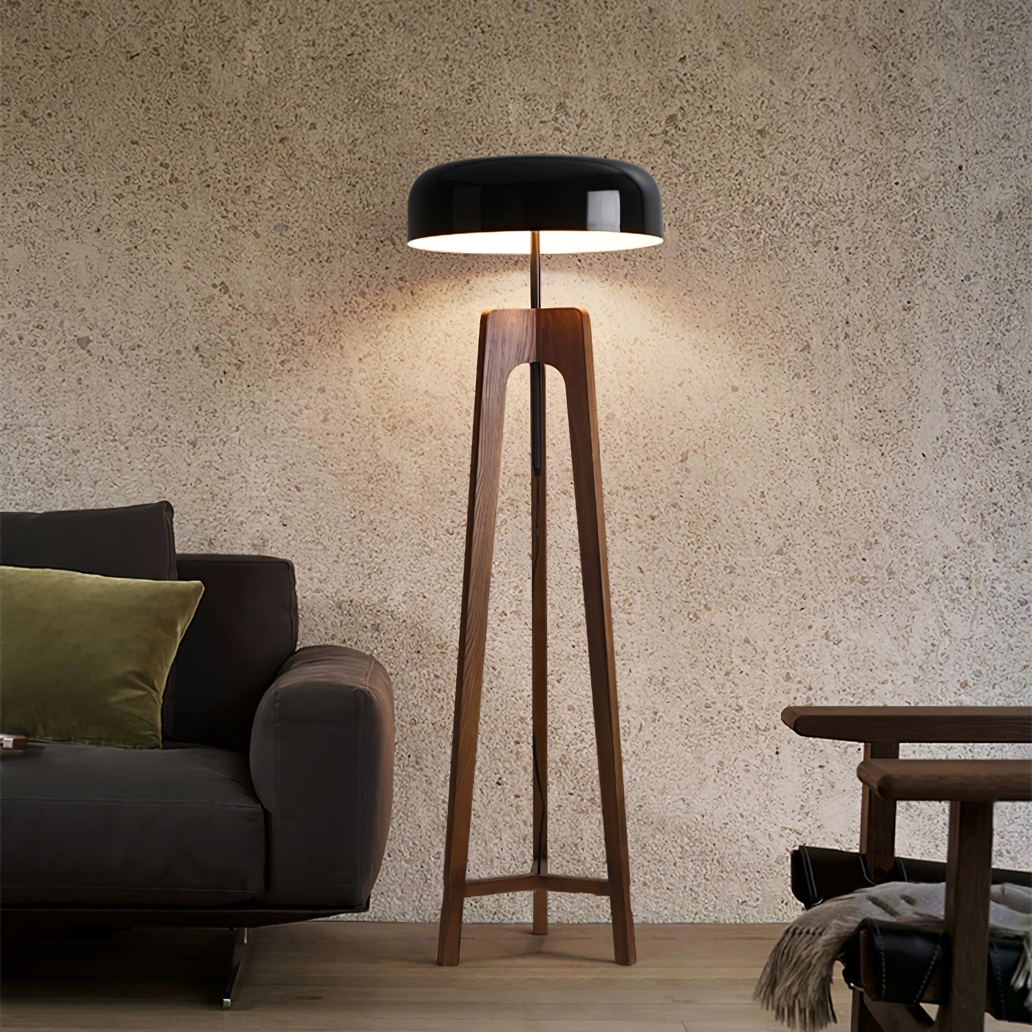 Kovain Wood Minimalist Floor Lamp - Letslighting