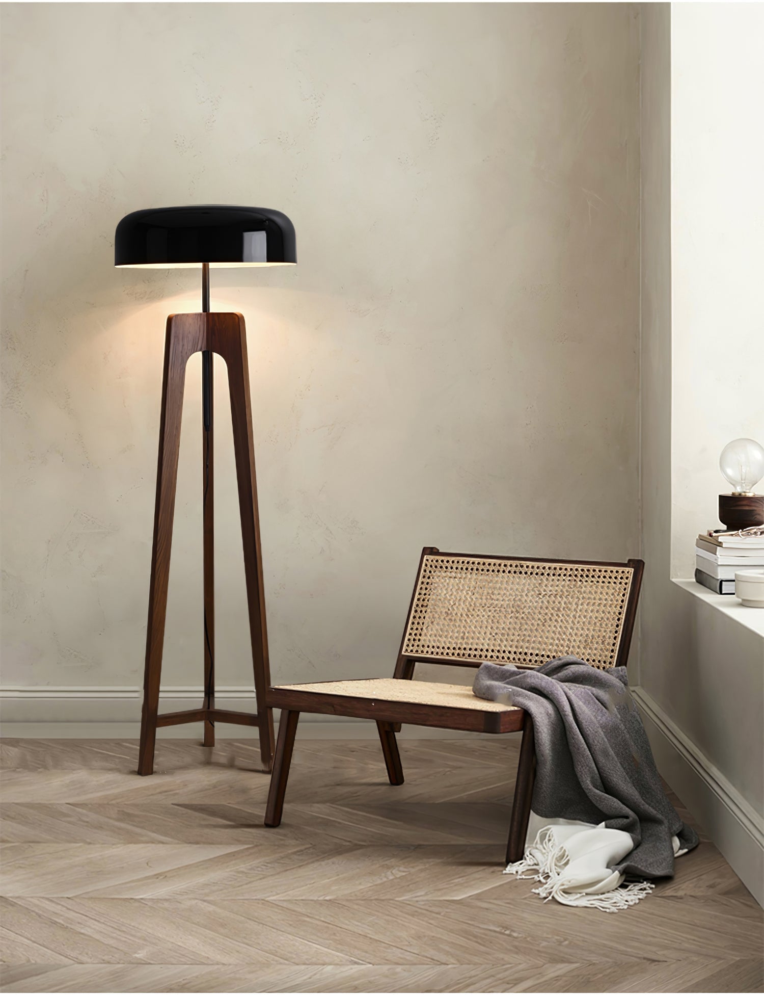 Kovain Wood Minimalist Floor Lamp - Letslighting