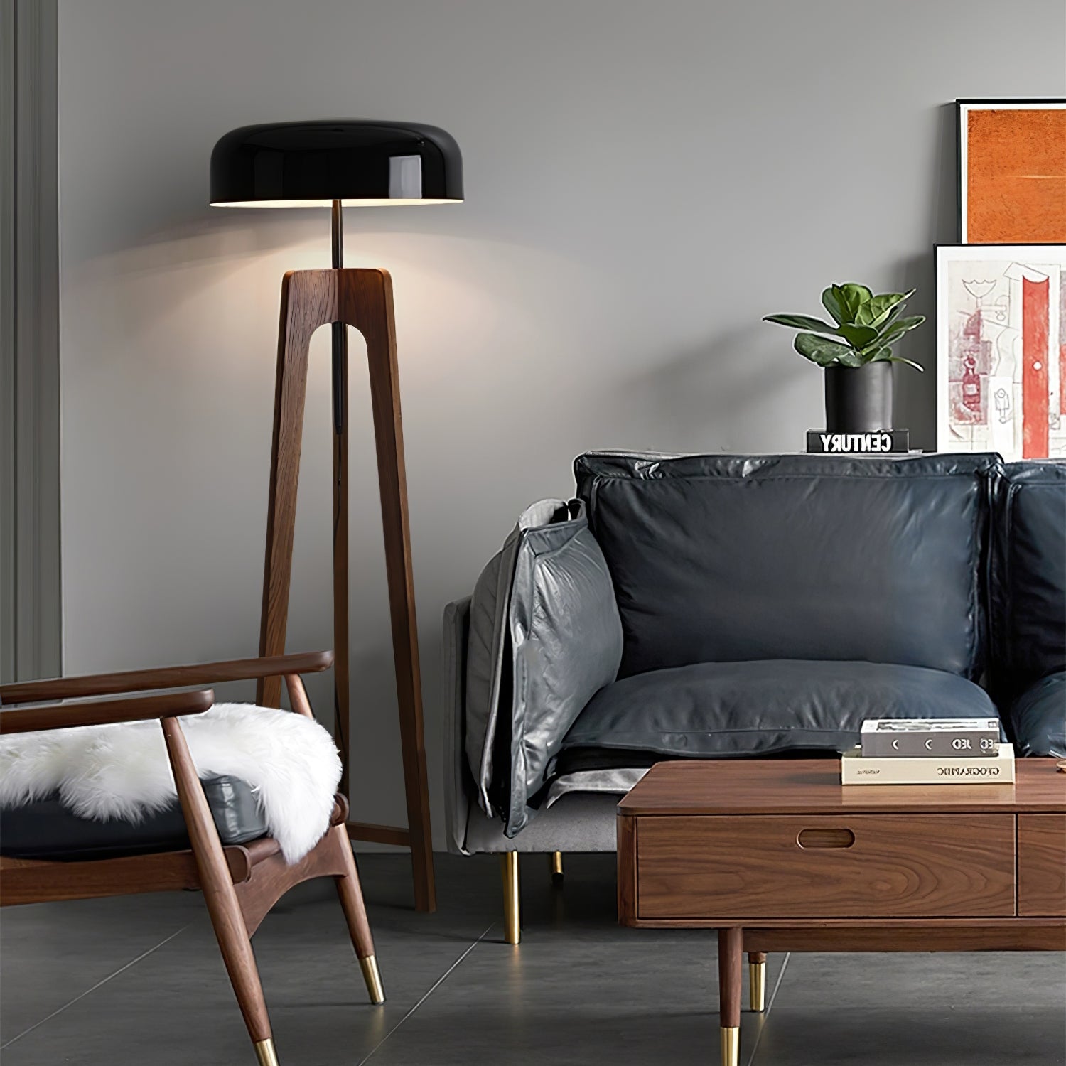 Kovain Wood Minimalist Floor Lamp - Letslighting