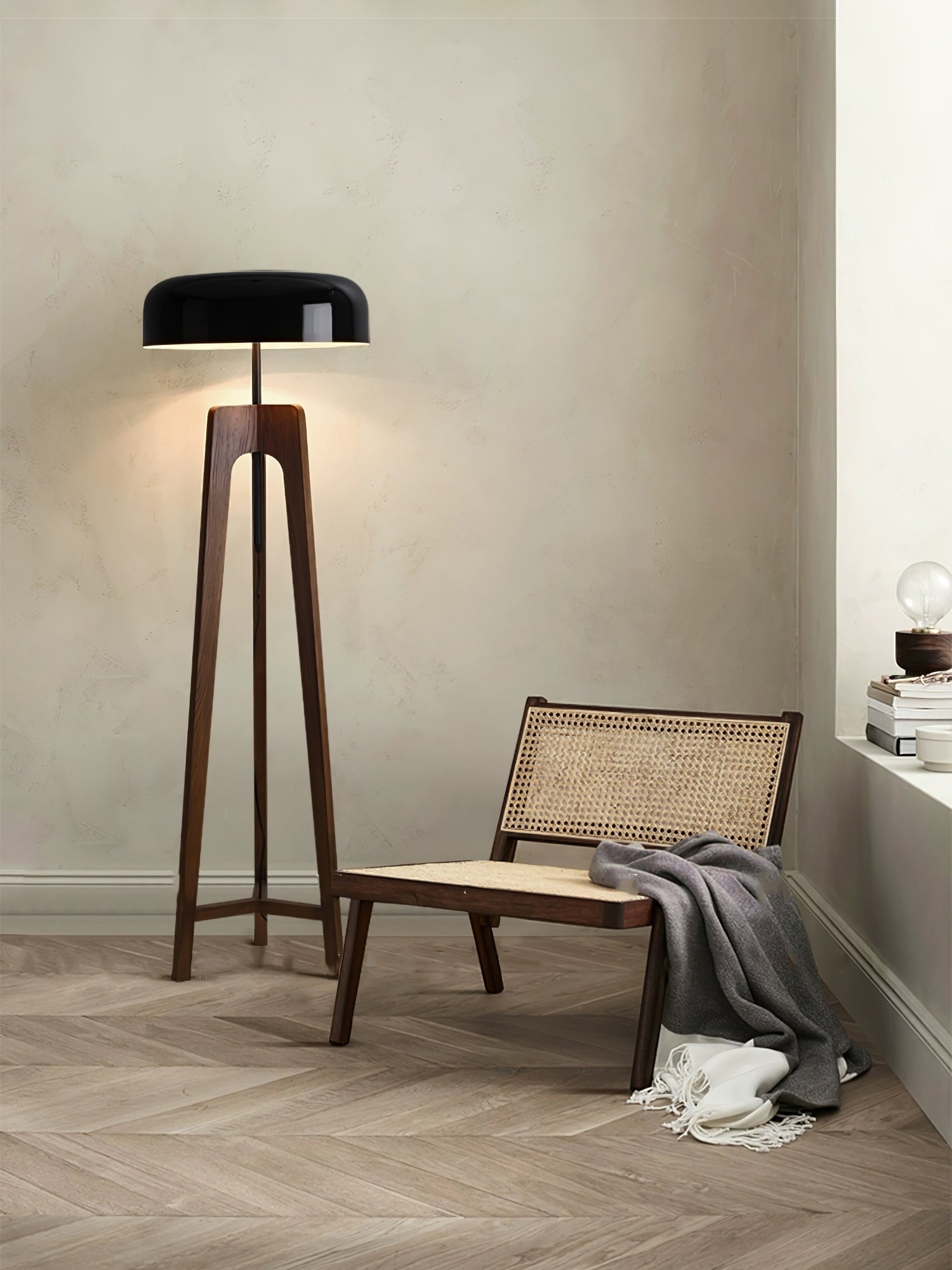 Kovain Wood Minimalist Floor Lamp - Letslighting