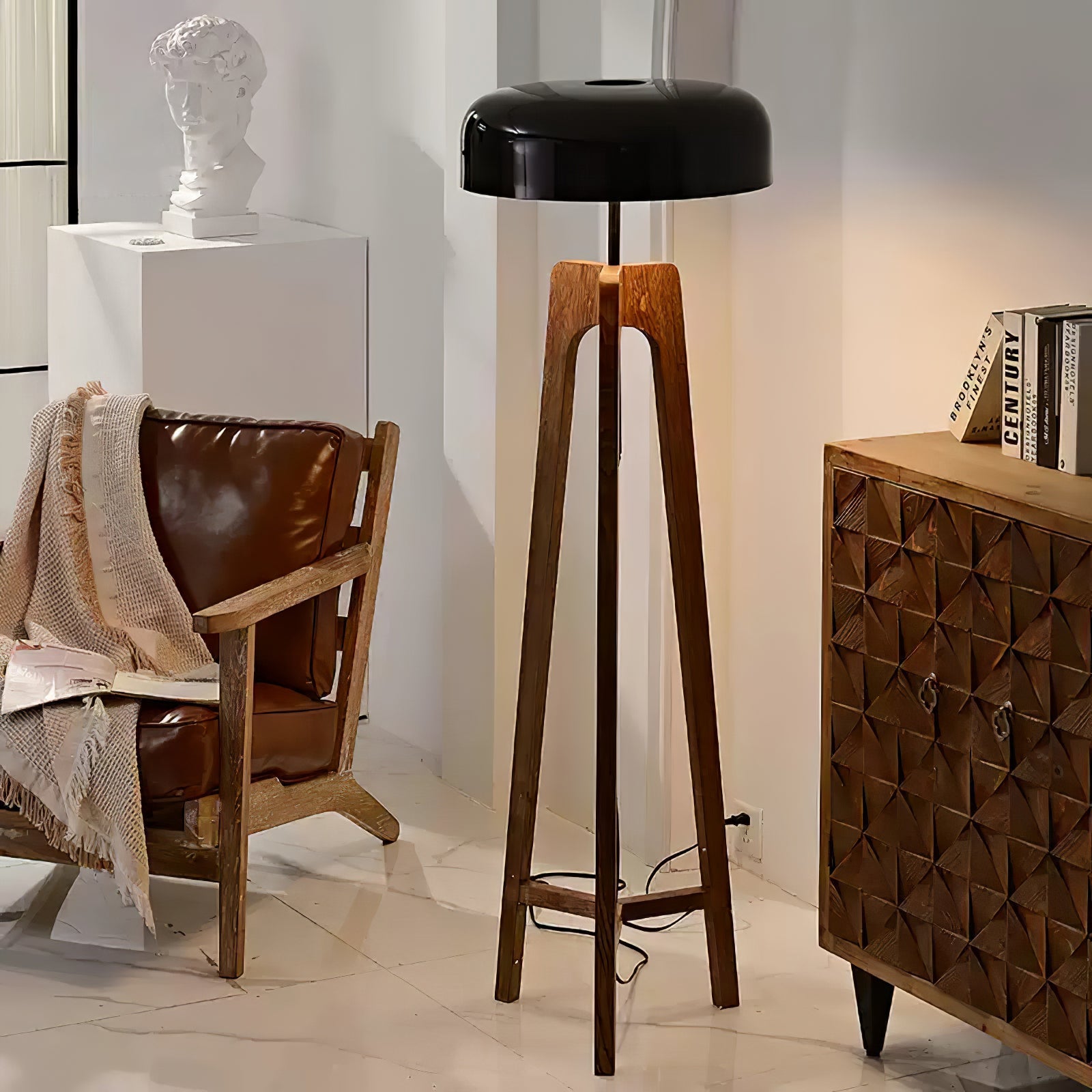 Kovain Wood Minimalist Floor Lamp - Letslighting