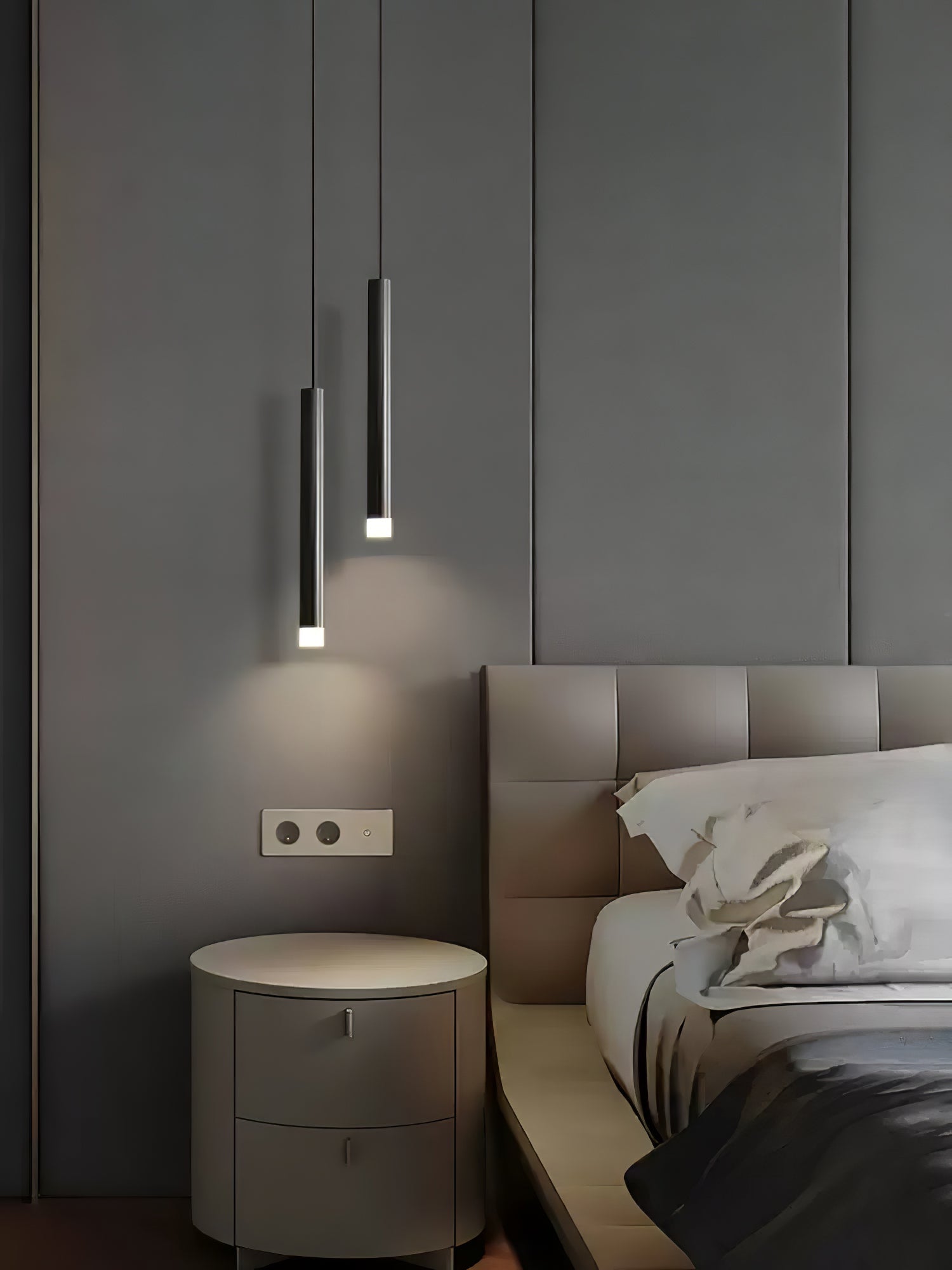 Cetheel Modern Minimalist Brass Plastic Pendant Light - Letslighting