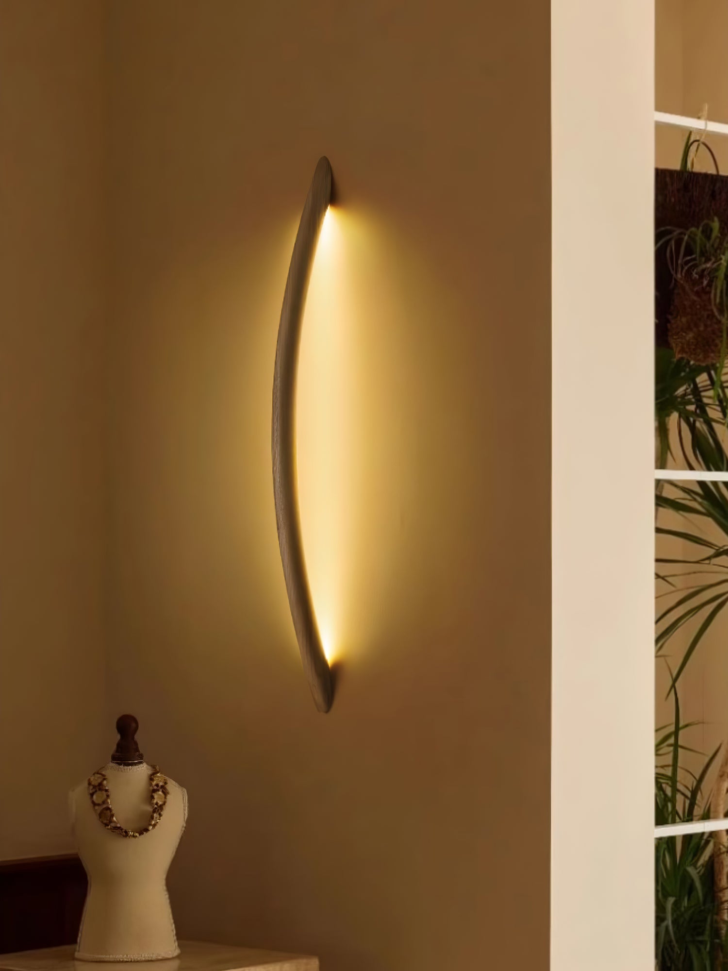 Evvinos Modern Minimalist Linear Wood Wall Light - Letslighting