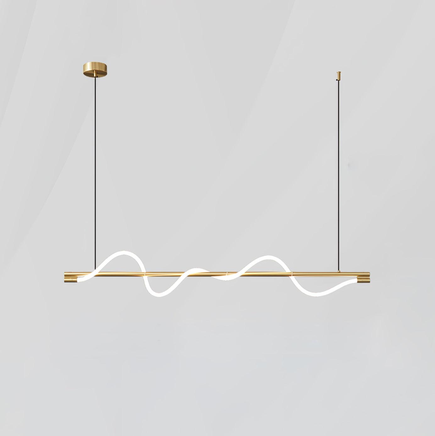 Pulse Minimalist Brass Pendant Lamp - Letslighting
