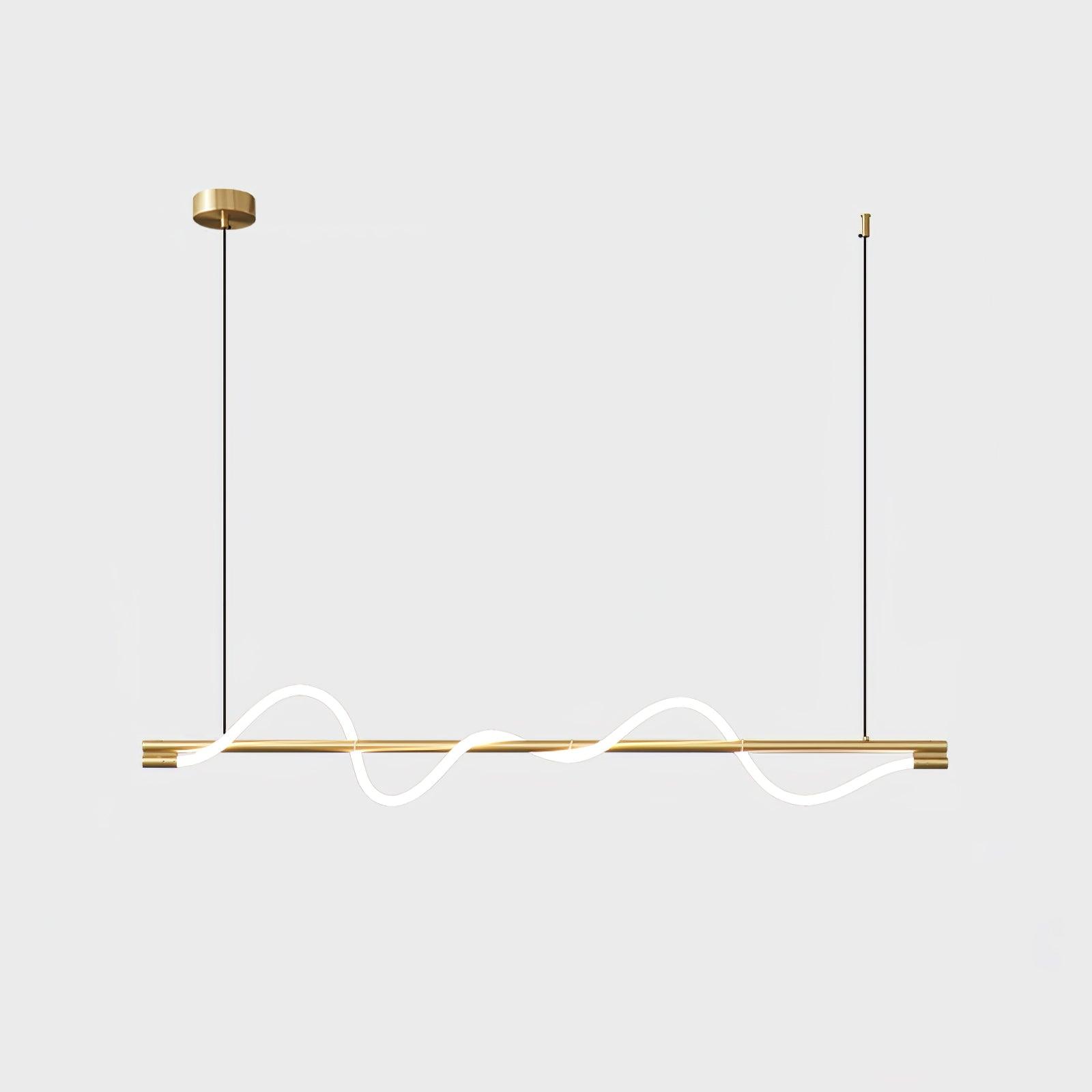 Pulse Minimalist Brass Pendant Lamp - Letslighting