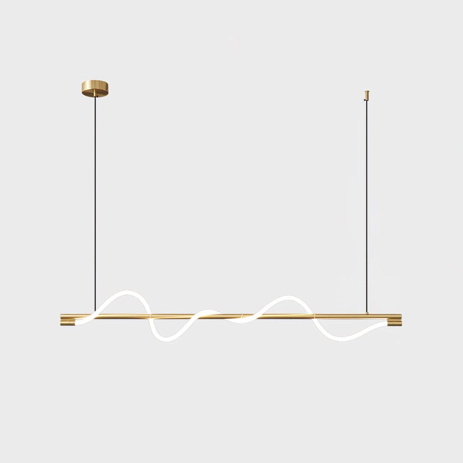 Pulse Minimalist Brass Pendant Lamp - Letslighting