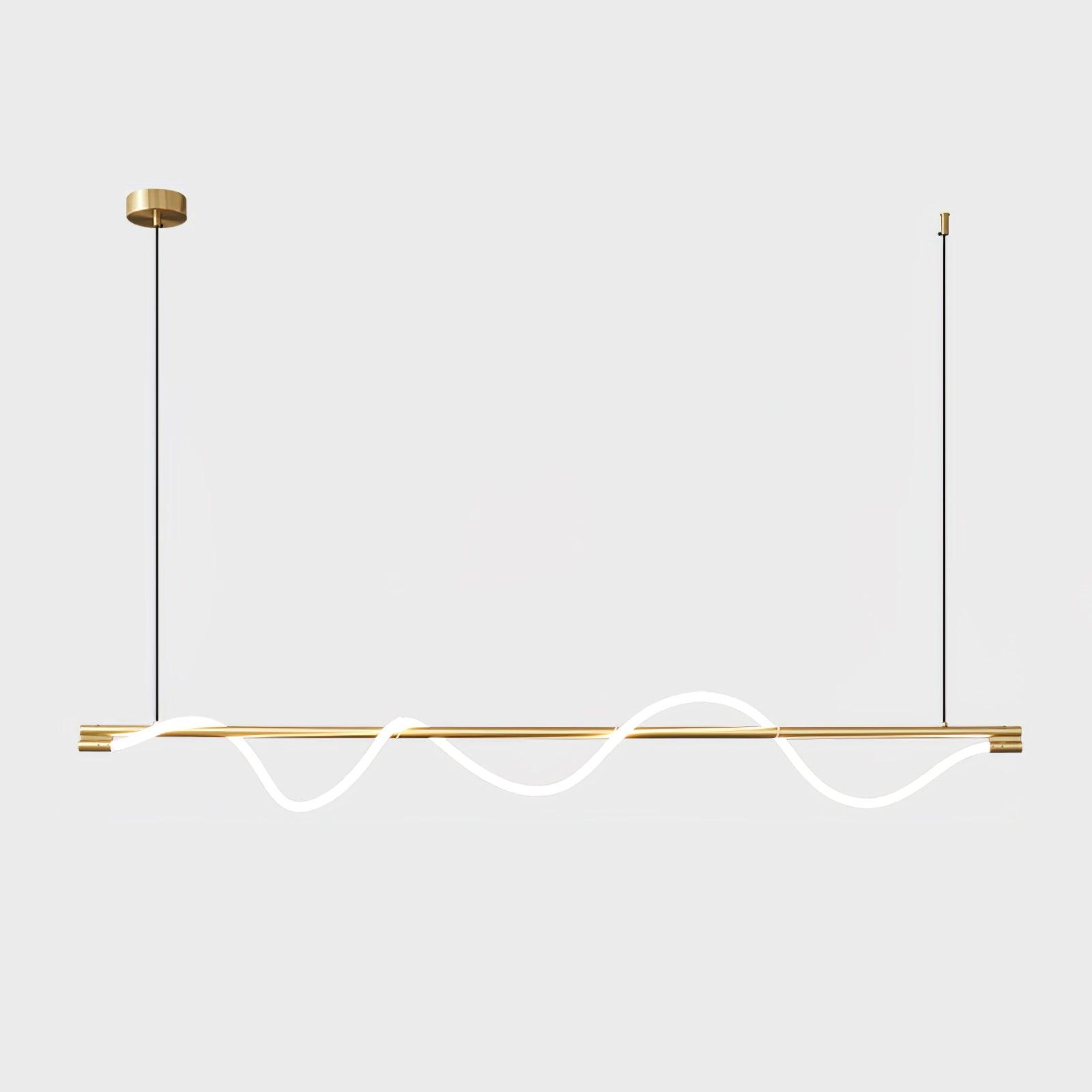 Pulse Minimalist Brass Pendant Lamp - Letslighting