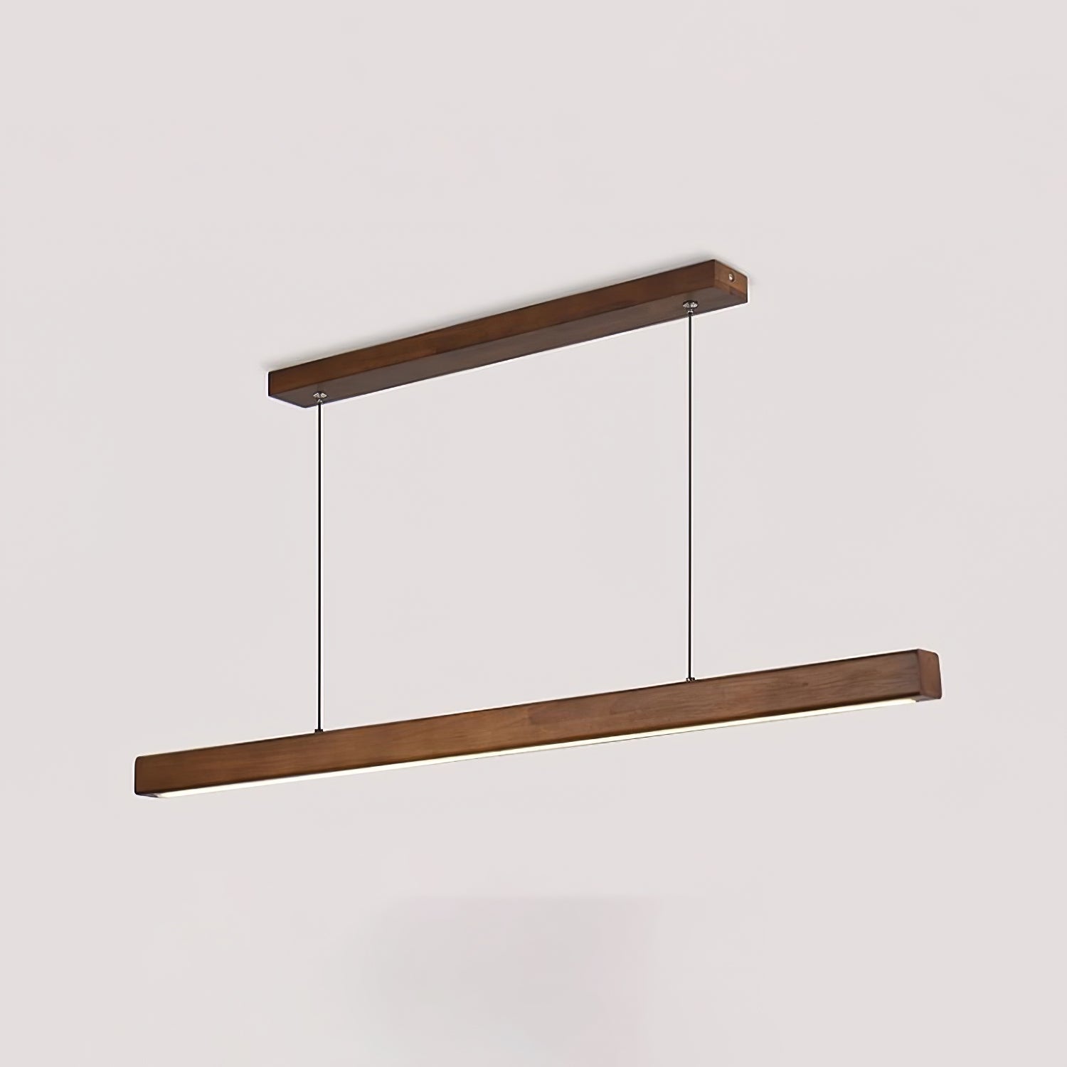 Elowen Linear Minimalist Wood Pendant Light - Letslighting