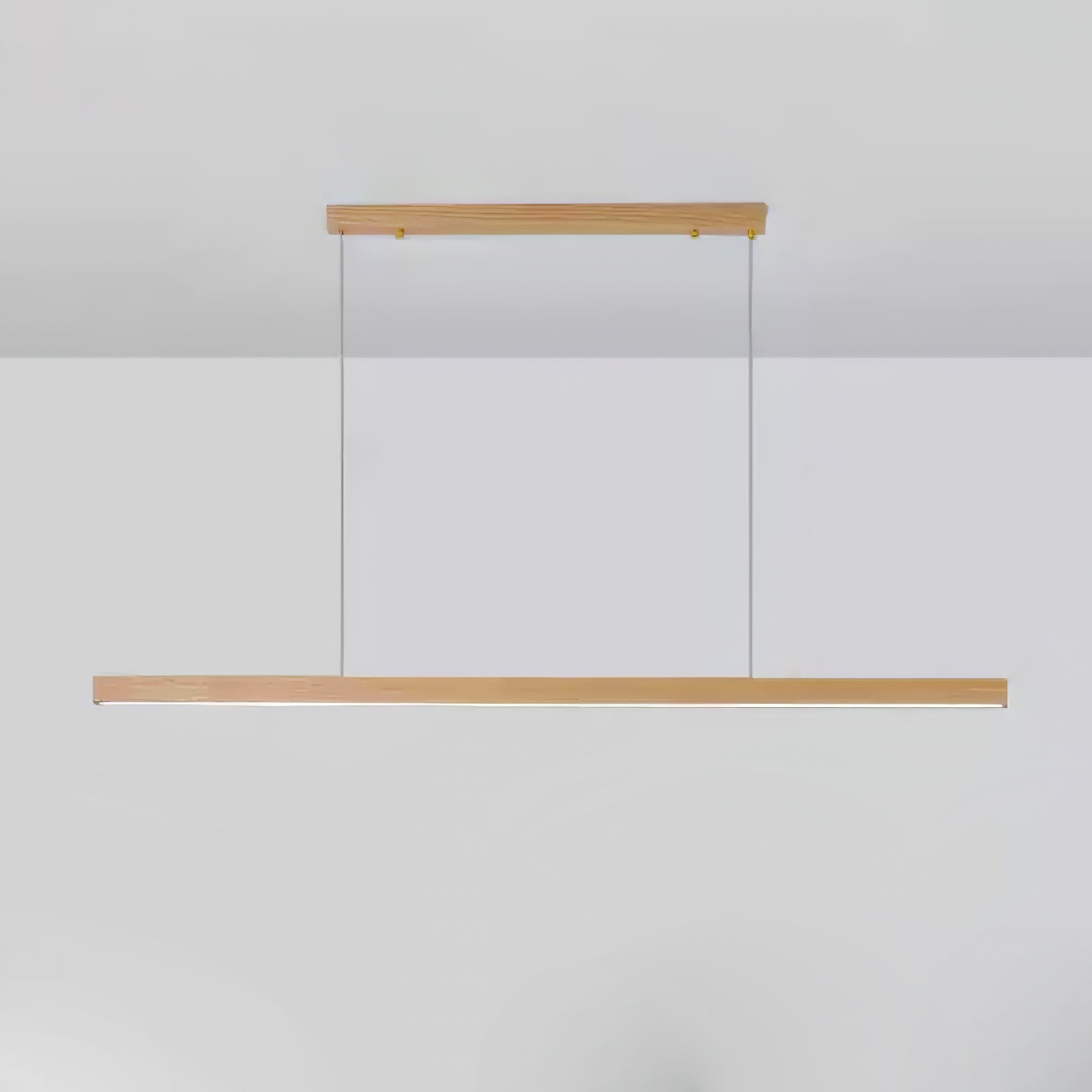 Elowen Linear Minimalist Wood Pendant Light - Letslighting