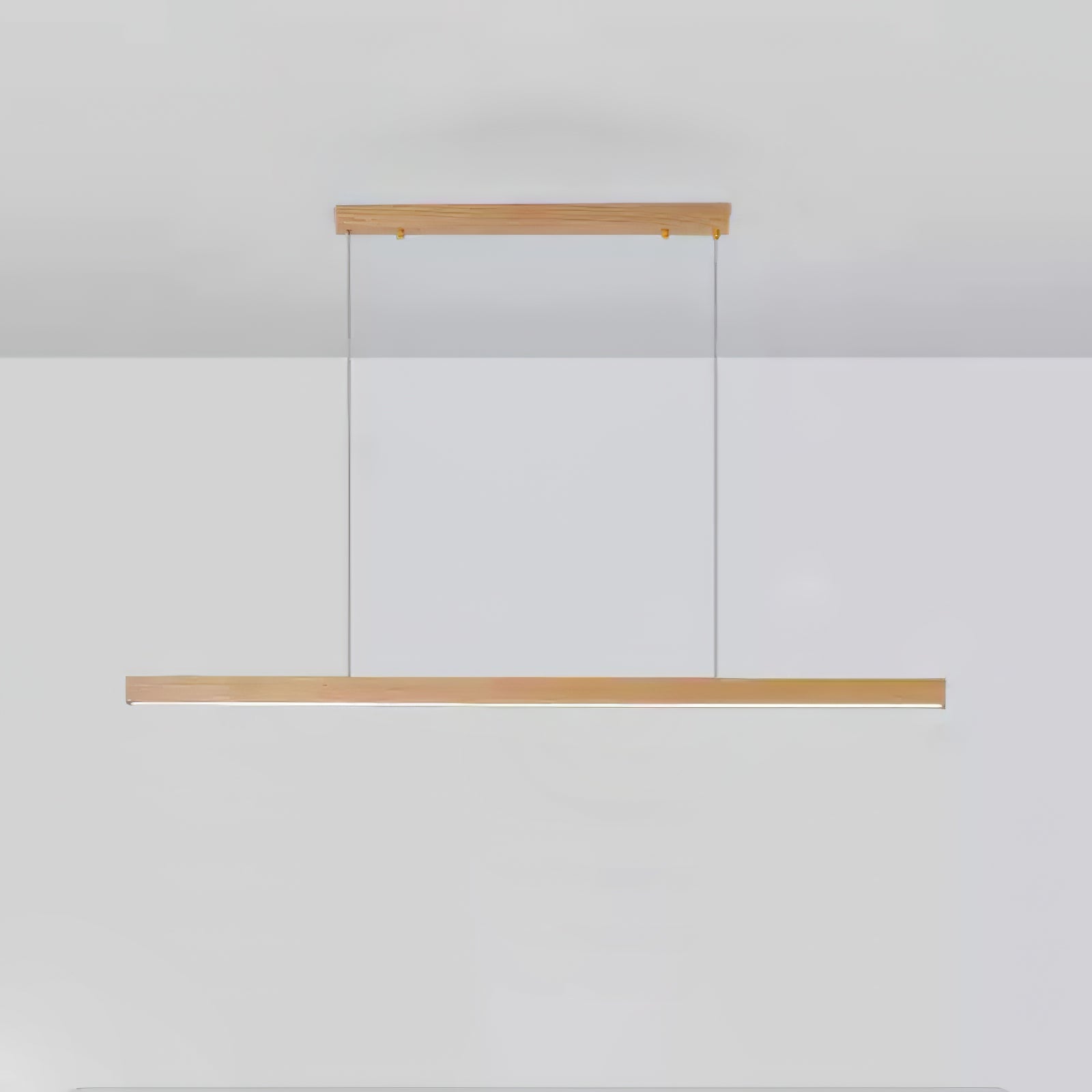 Elowen Linear Minimalist Wood Pendant Light - Letslighting