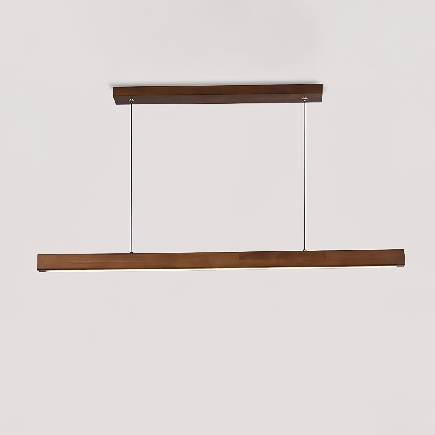 Elowen Linear Minimalist Wood Pendant Light - Letslighting