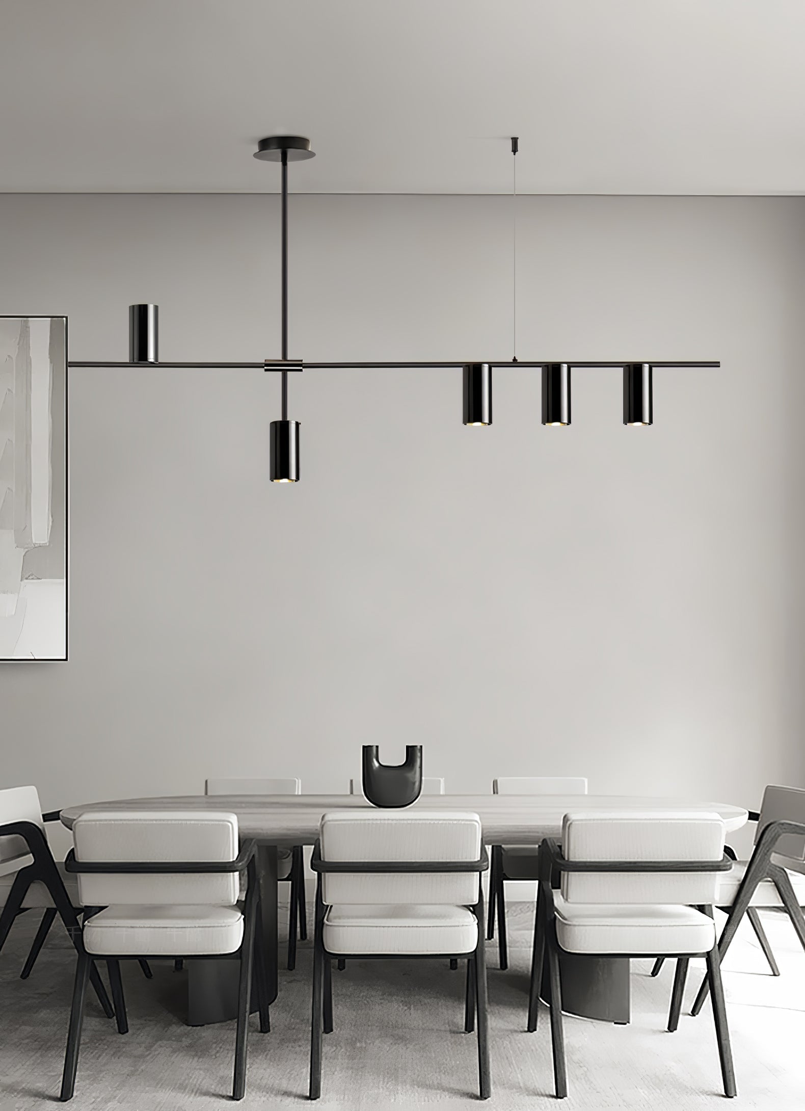 Emirel Modern Minimalist Linear Island Pendant Lamp - Letslighting