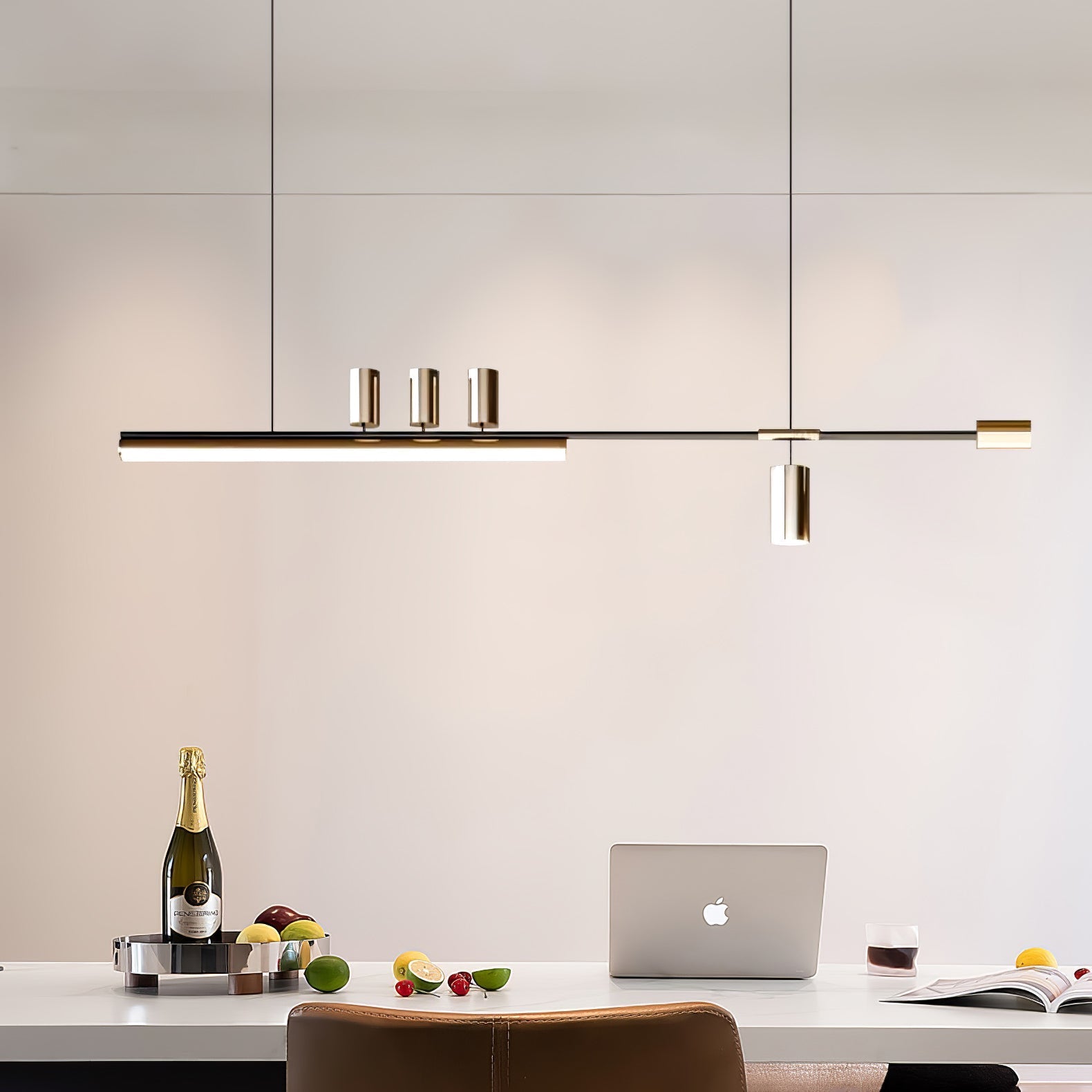 Emirel Modern Minimalist Linear Island Pendant Lamp - Letslighting