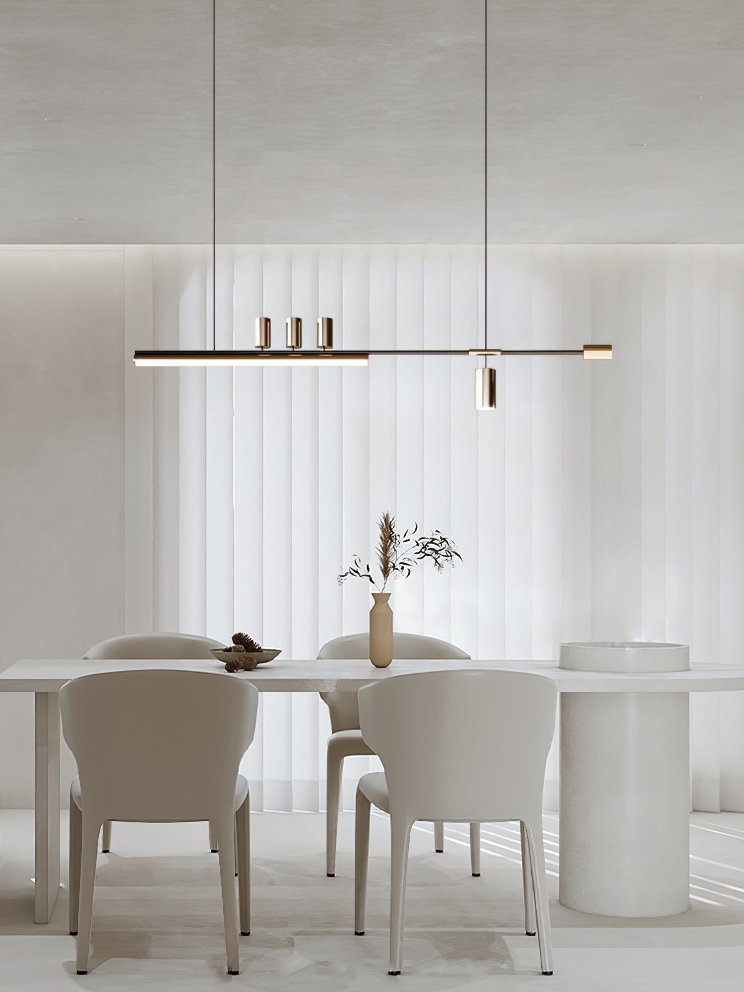 Emirel Modern Minimalist Linear Island Pendant Lamp - Letslighting