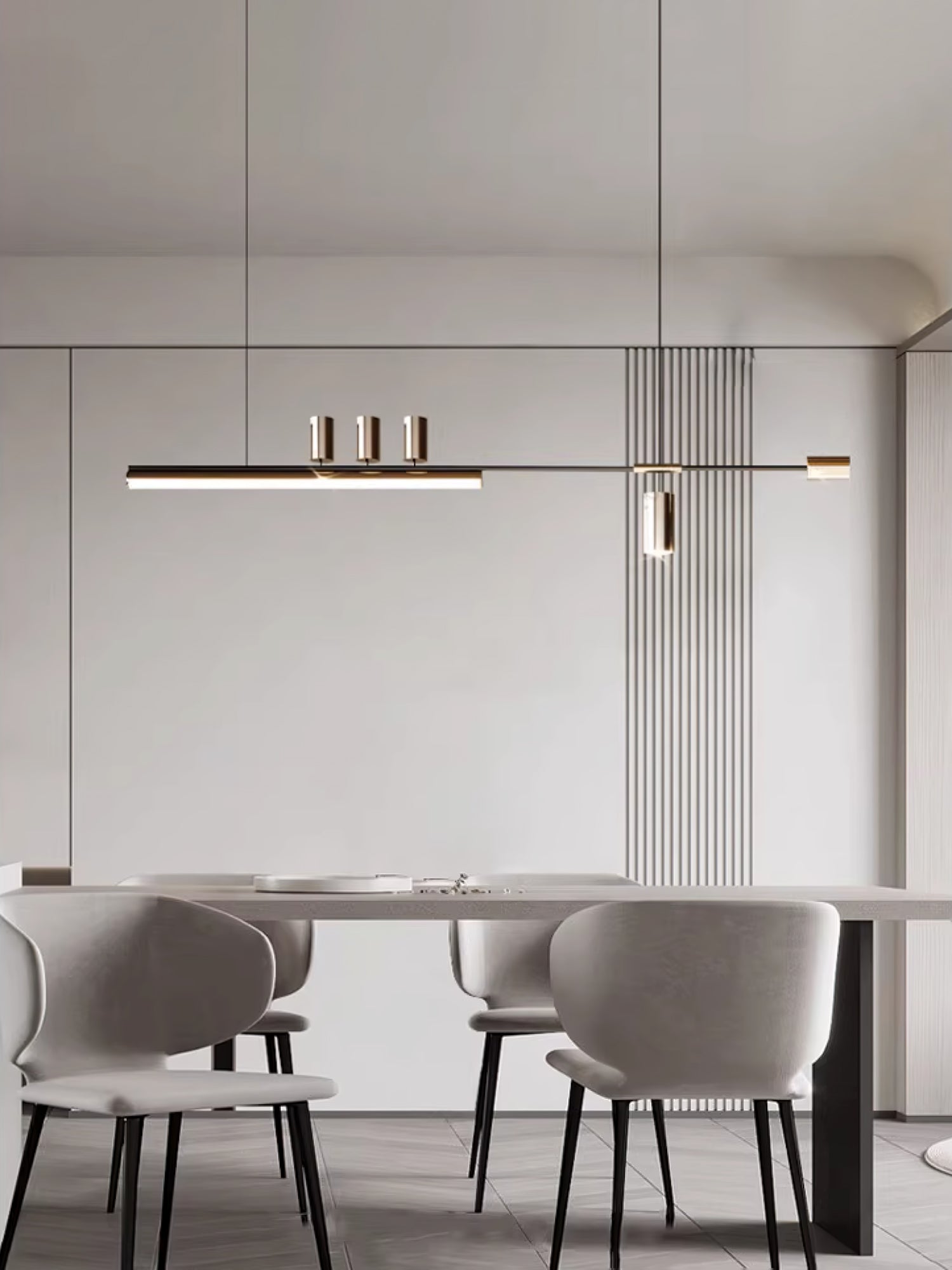 Emirel Modern Minimalist Linear Island Pendant Lamp - Letslighting