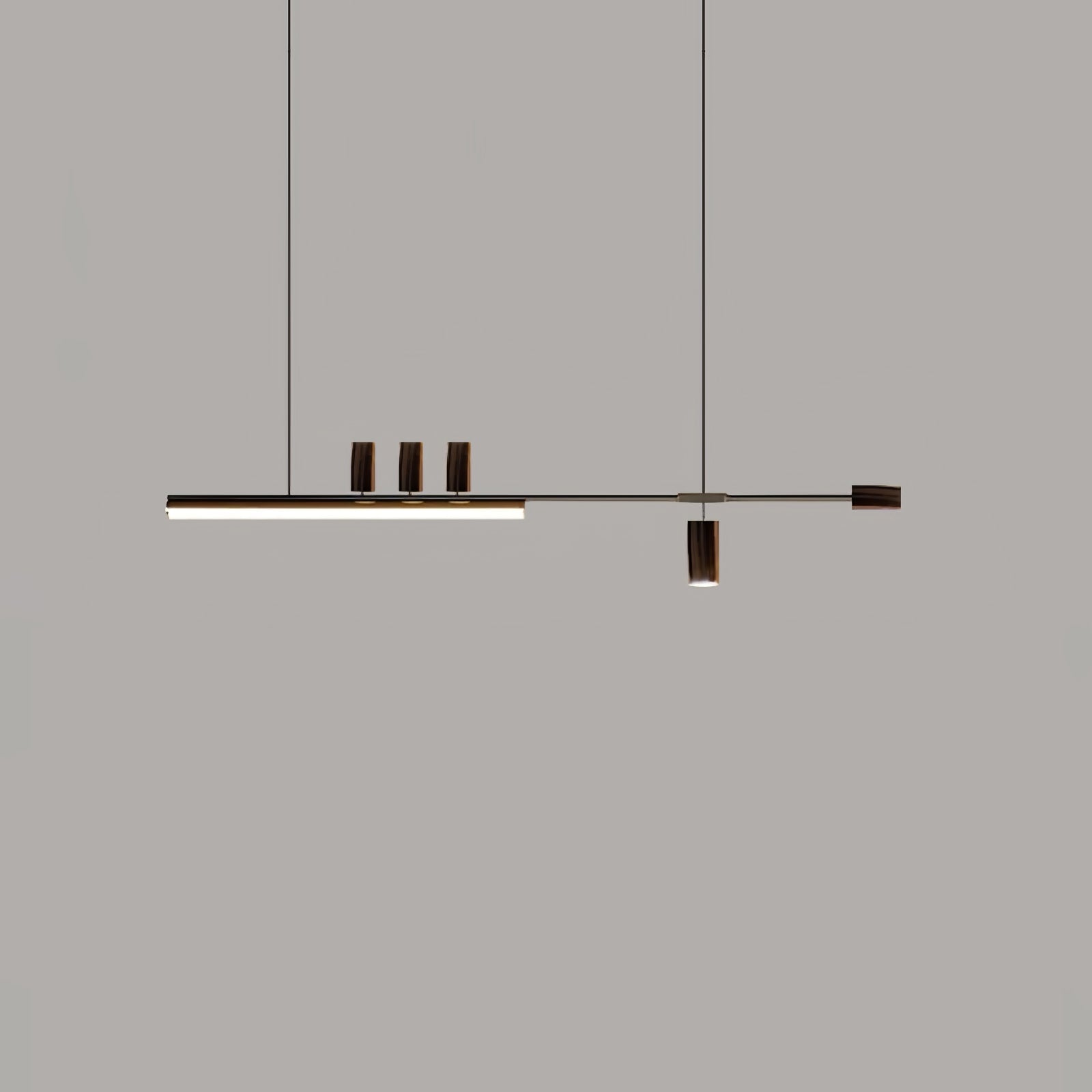 Emirel Modern Minimalist Linear Island Pendant Lamp - Letslighting