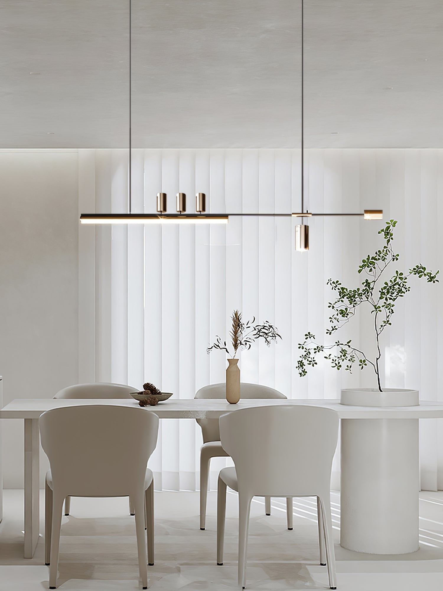Emirel Modern Minimalist Linear Island Pendant Lamp - Letslighting