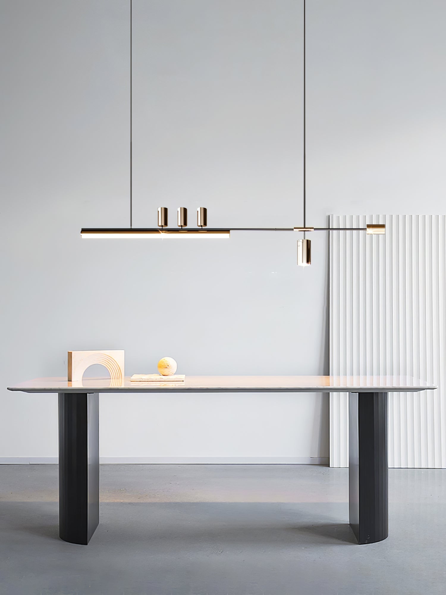 Emirel Modern Minimalist Linear Island Pendant Lamp - Letslighting