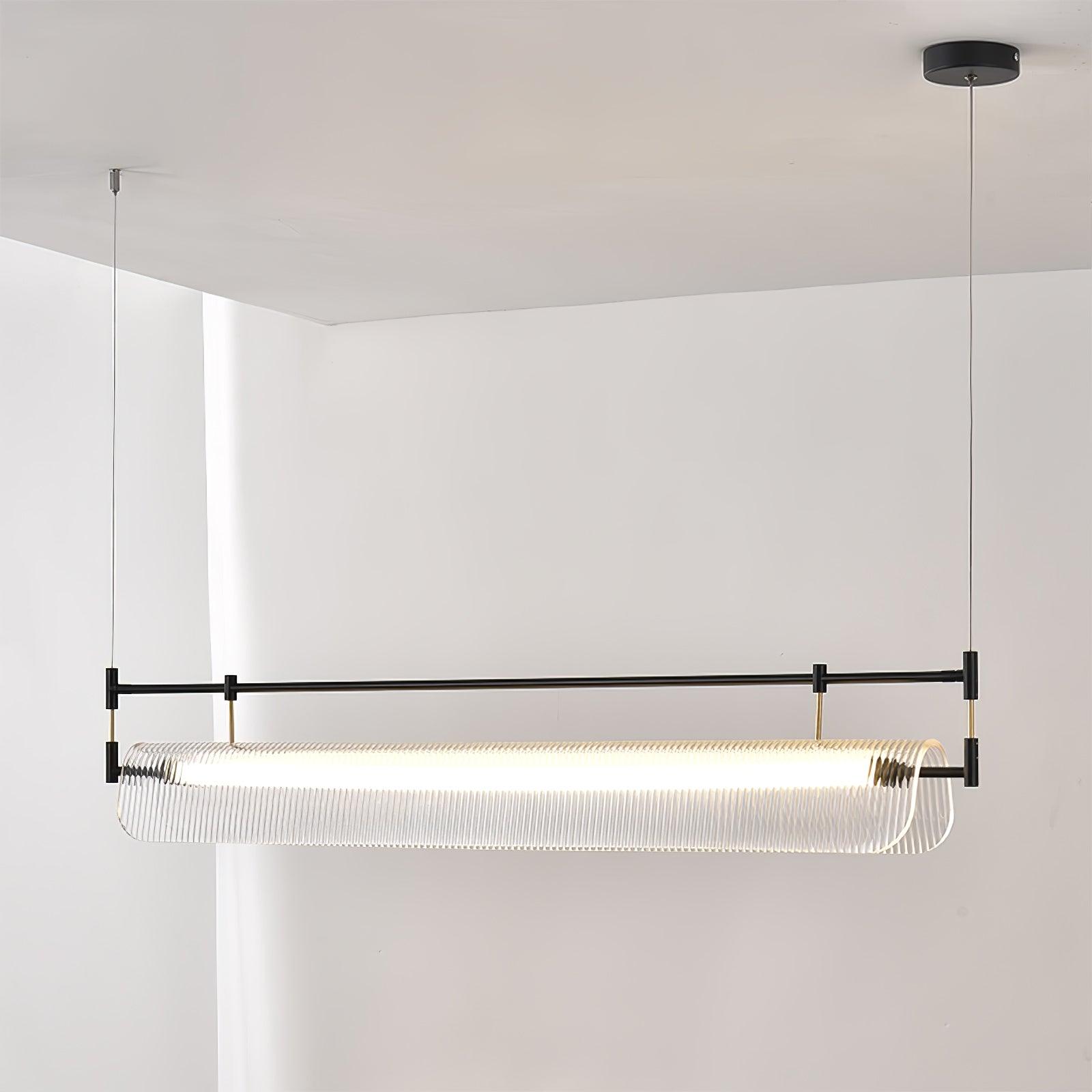Lustra Chandelier Linear Strip Acrylic Long - Letslighting