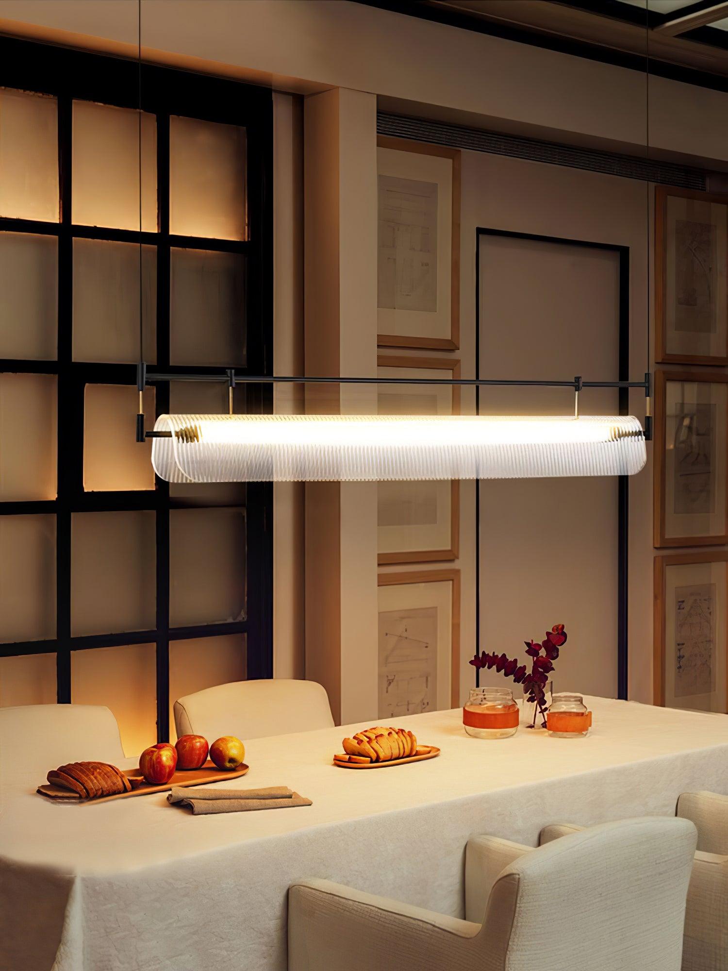 Lustra Chandelier Linear Strip Acrylic Long - Letslighting