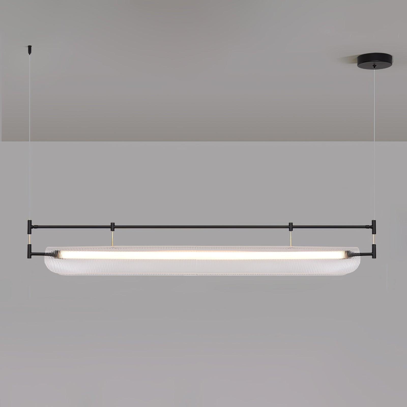 Lustra Chandelier Linear Strip Acrylic Long - Letslighting