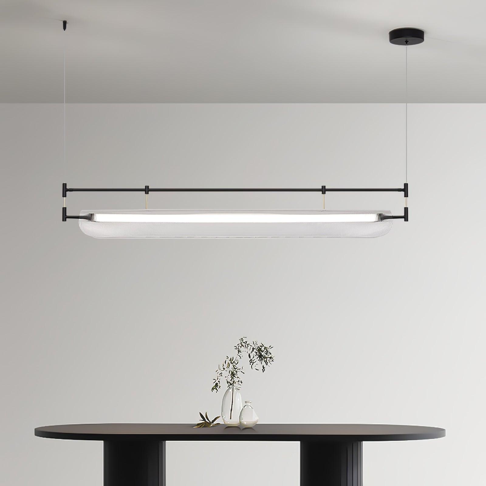 Lustra Chandelier Linear Strip Acrylic Long - Letslighting