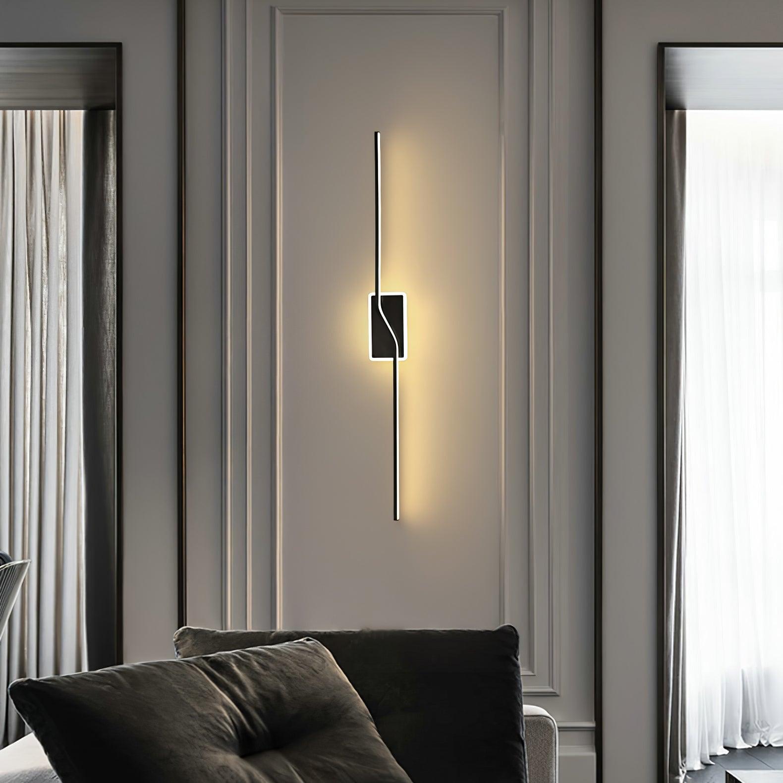 Stitch Modern Minimalist Linear Strip Wall Light - Letslighting