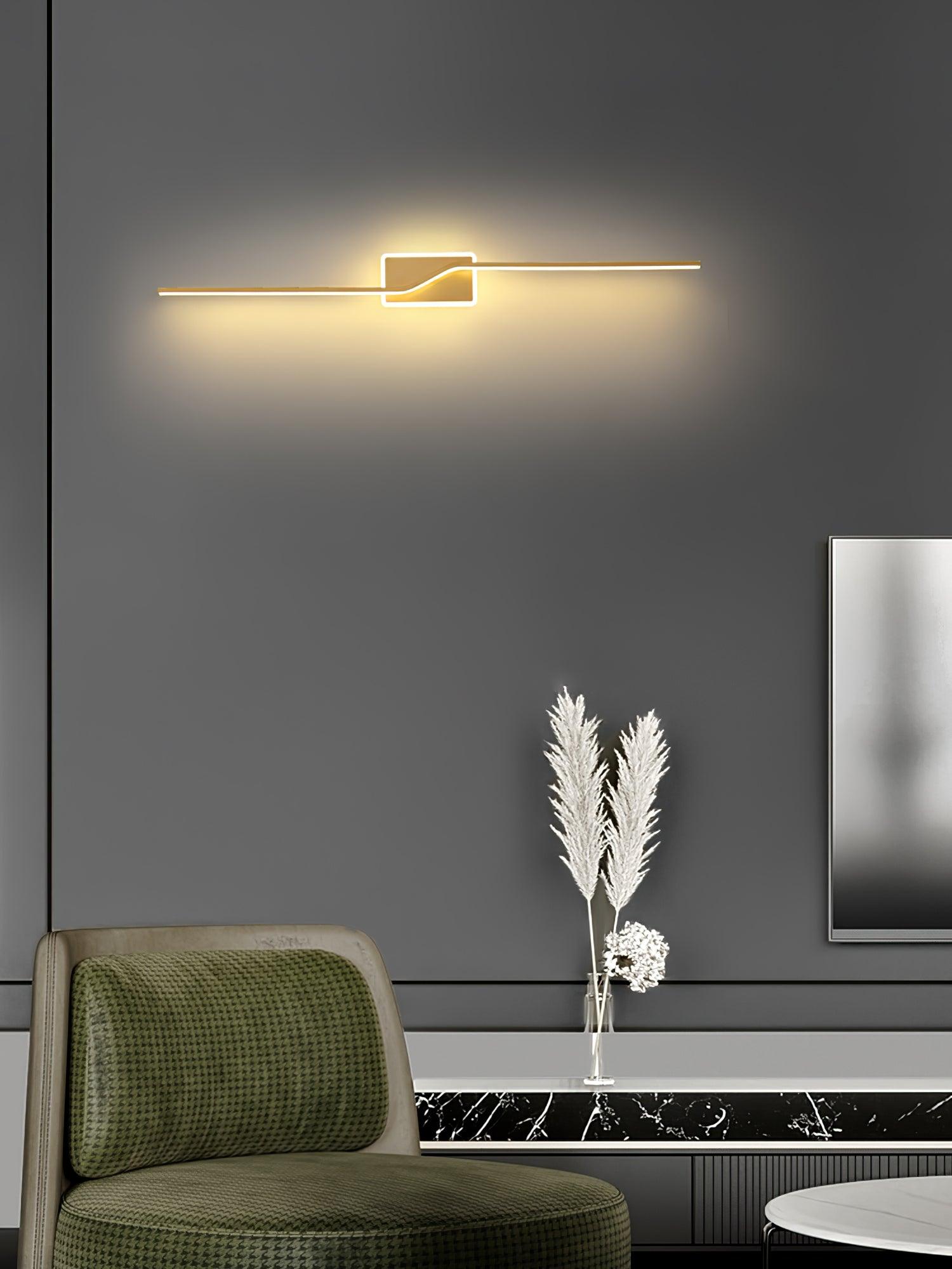 Stitch Modern Minimalist Linear Strip Wall Light - Letslighting