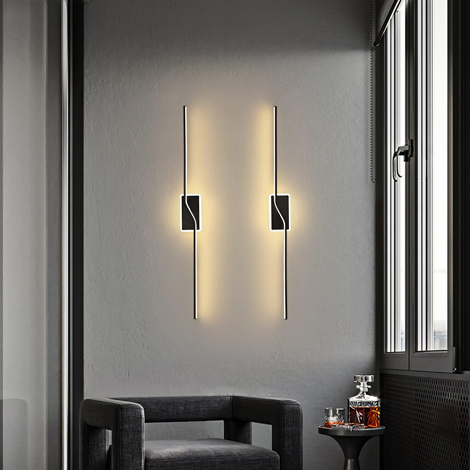 Stitch Modern Minimalist Linear Strip Wall Light - Letslighting