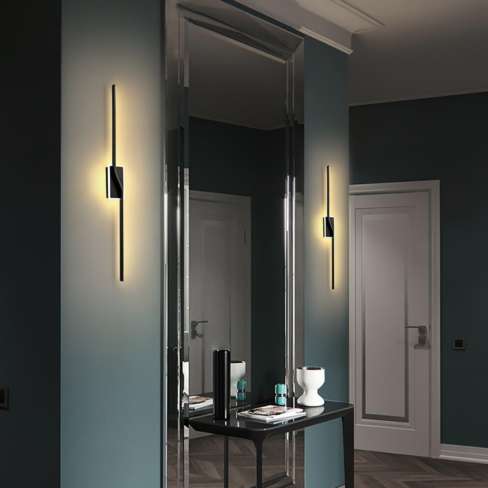 Stitch Modern Minimalist Linear Strip Wall Light - Letslighting